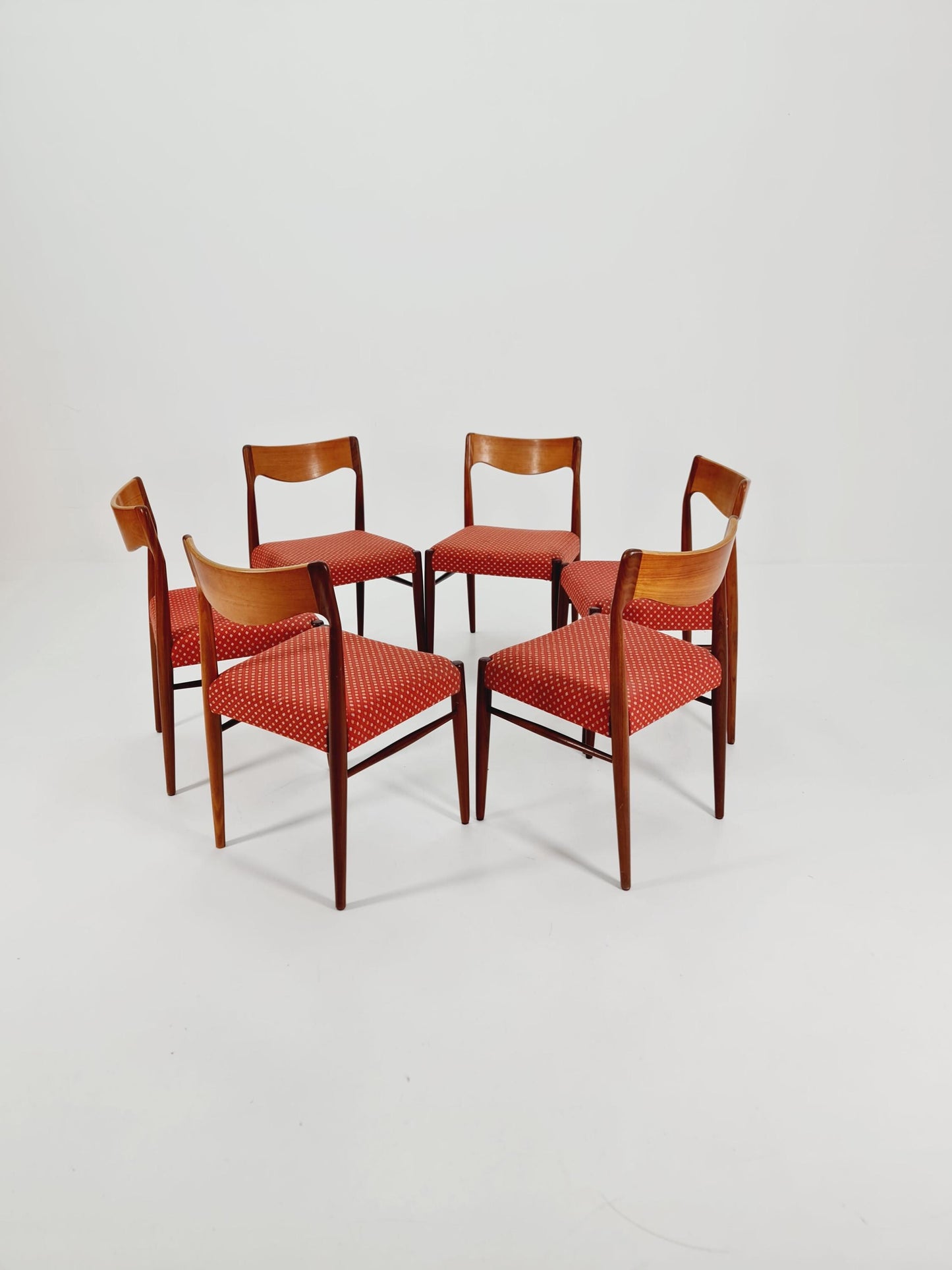 Mid Century Danish teak dining chairs by Niels O.Moller, 1960s, set of 6