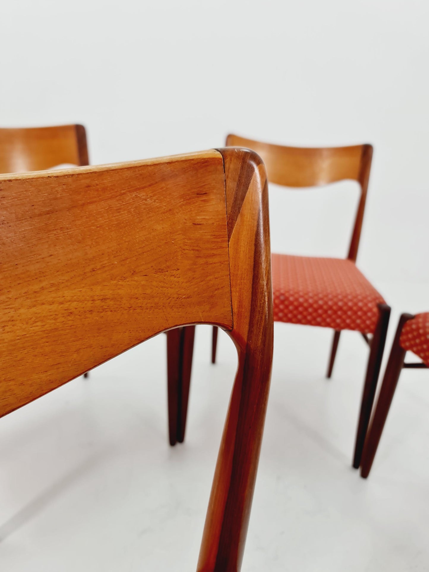 Mid Century Danish teak dining chairs by Niels O.Moller, 1960s, set of 6