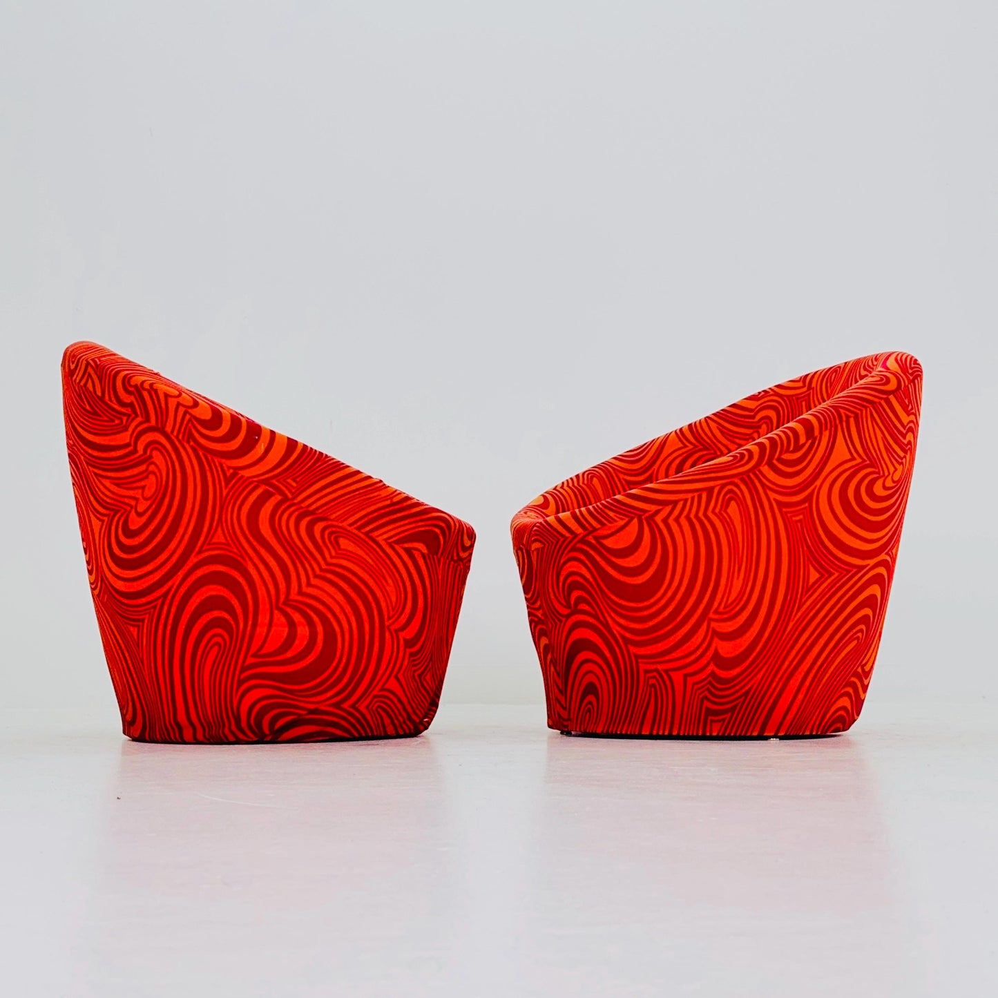 Set of 2 Space age mushroom lounge chairs by Tamburin Germany 1970s