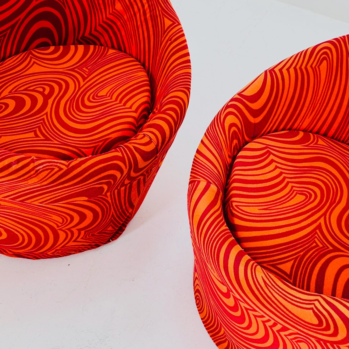 Set of 2 Space age mushroom lounge chairs by Tamburin Germany 1970s