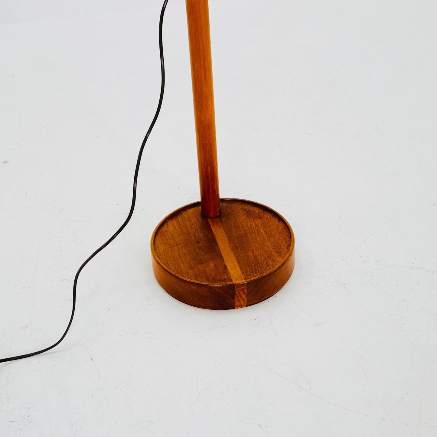 Mid century rare teak floor lamp by Domus Denmark 1970s