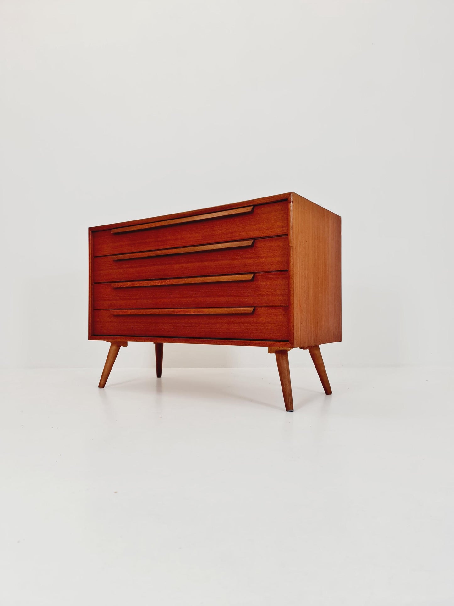 Mid century Modern German teak chest of drawers by WK möbel, 1960s
