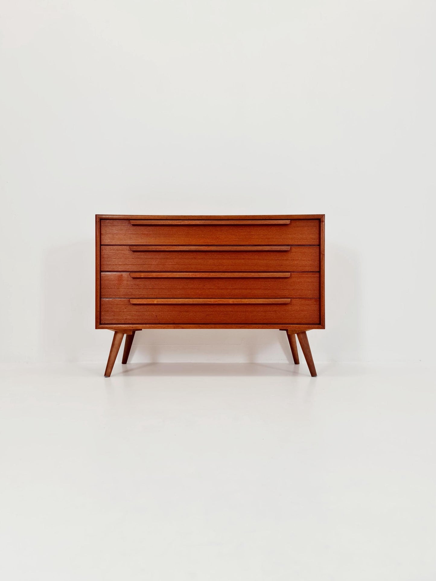 Mid century Modern German teak chest of drawers by WK möbel, 1960s