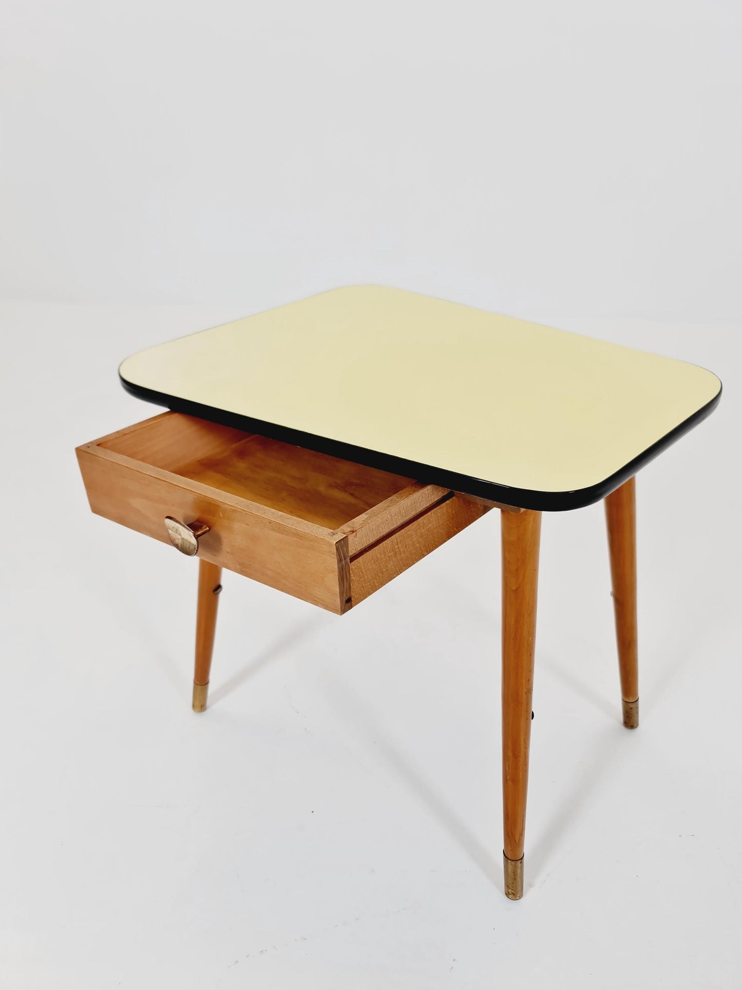 Rare German vintage nightstand/ hallway table/ bedside table by Opal, 1960s