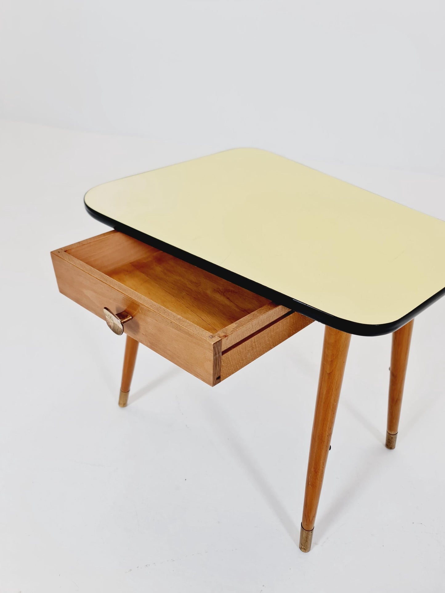 Rare German vintage nightstand/ hallway table/ bedside table by Opal, 1960s