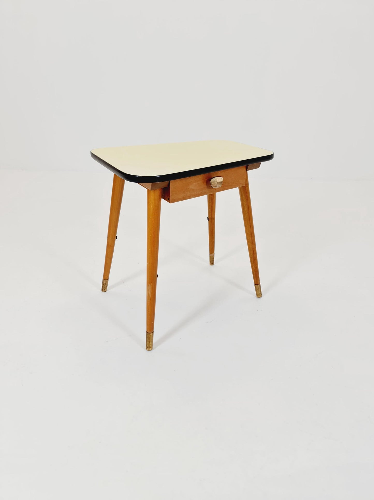 Rare German vintage nightstand/ hallway table/ bedside table by Opal, 1960s