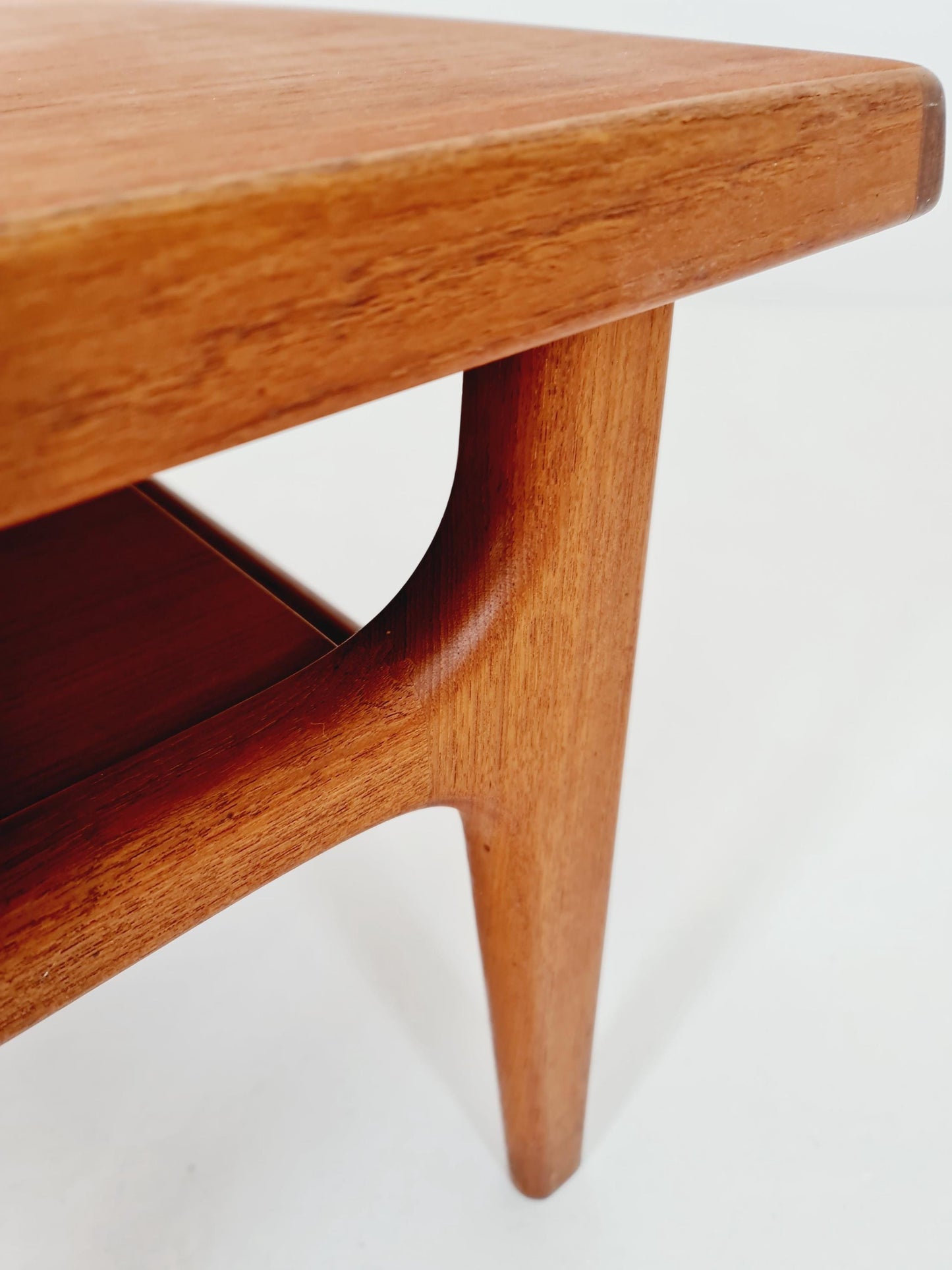 Danish Teak solid coffee table/ side table By Niels Bach for Randers Möbel, 1960s