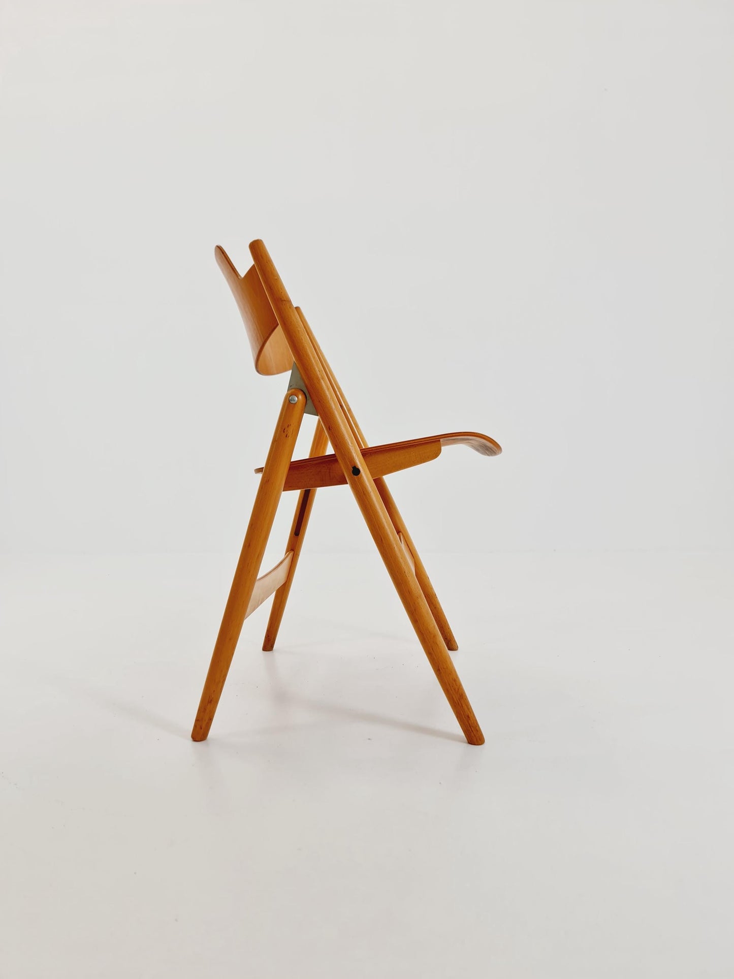 Austrian folding chair model SE18 by Egon Eiermann for Wilde & Spieth, 1950s