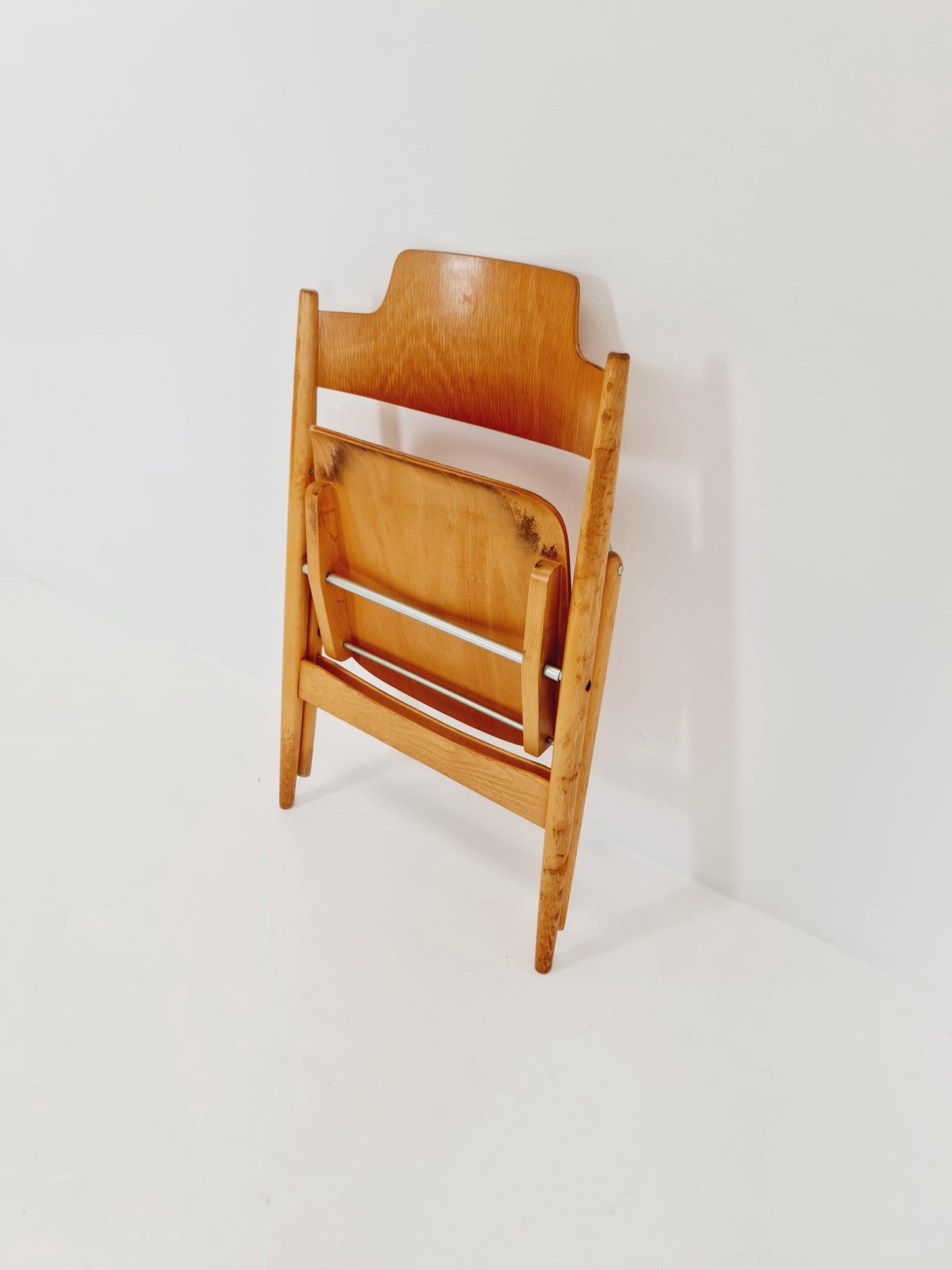 Austrian folding chair model SE18 by Egon Eiermann for Wilde & Spieth, 1950s