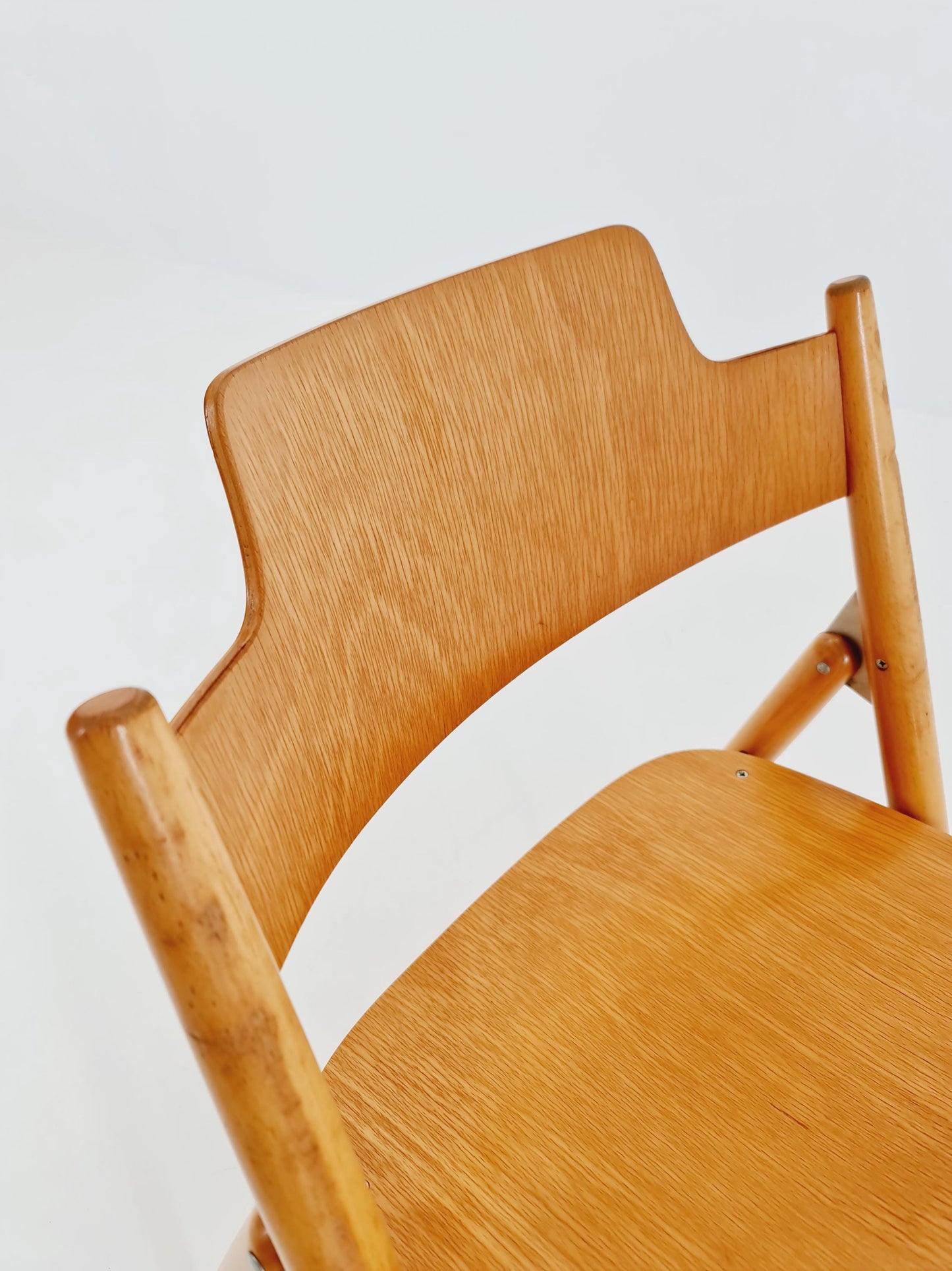 Austrian folding chair model SE18 by Egon Eiermann for Wilde & Spieth, 1950s