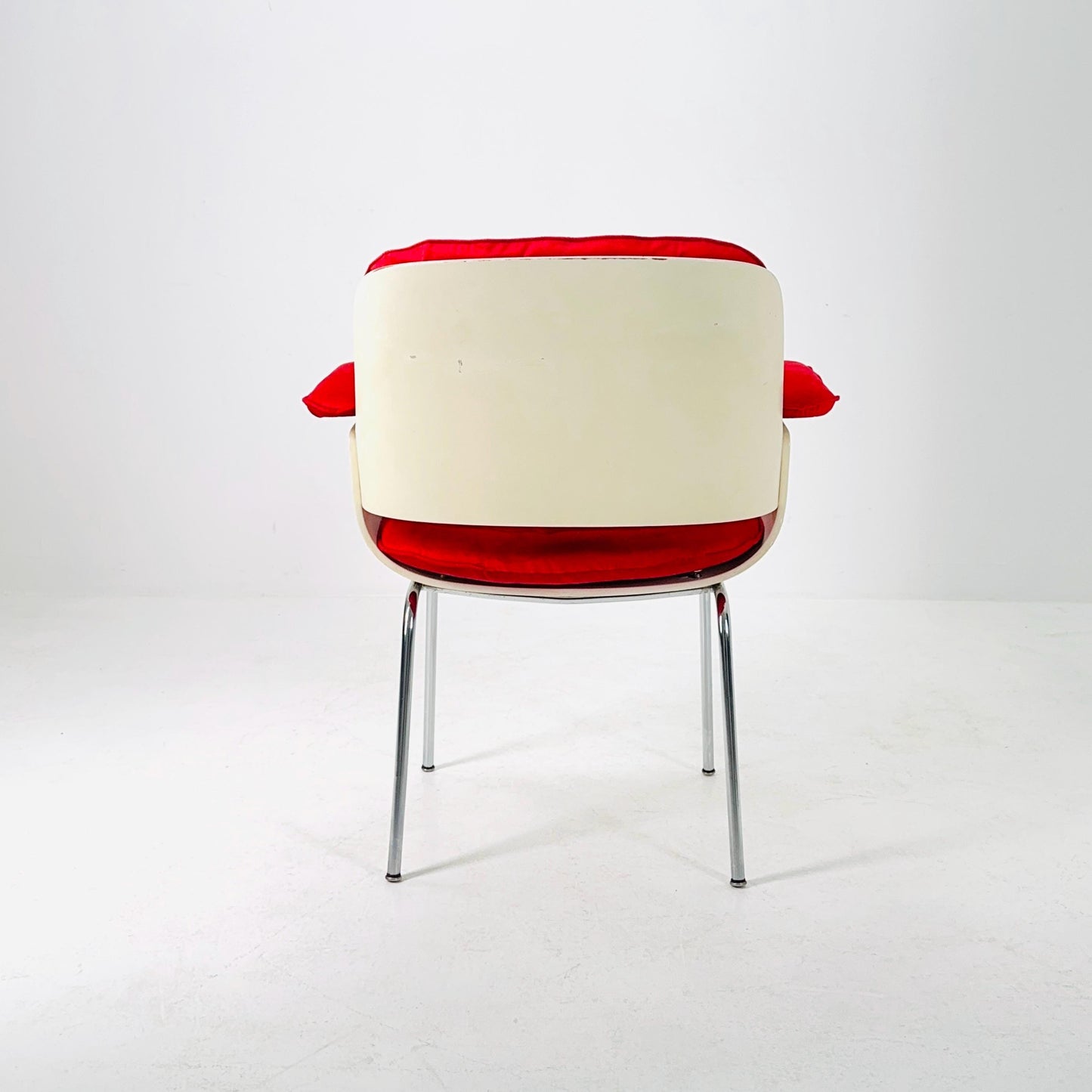 Mid century Red D48 armchairs by Hans Könecke, for Tecta Germany 1970s