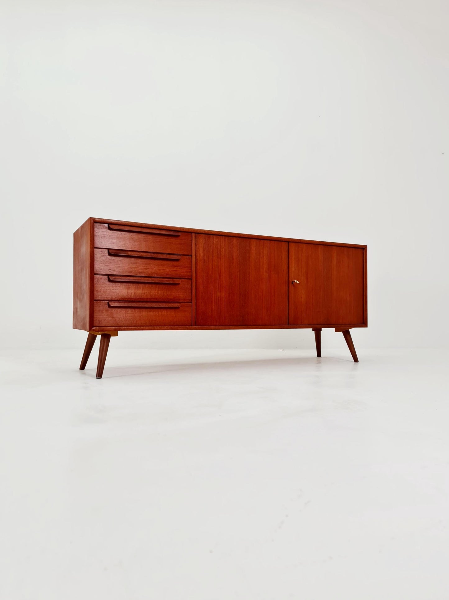 Mid century Modern German teak sideboard by WK möbel, 1960s