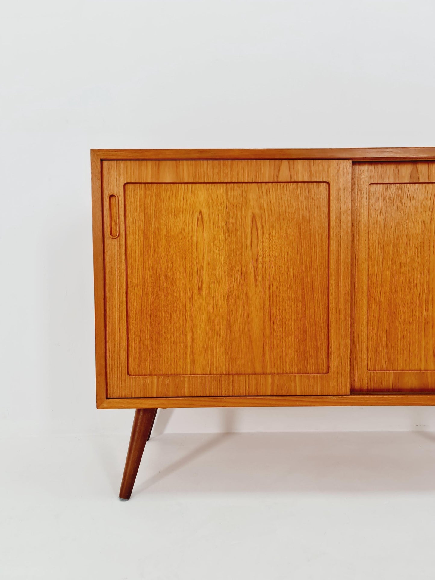 Mid-century Danish vintage Teak hallway cabinet, sideboard, By Hundevad 1960s