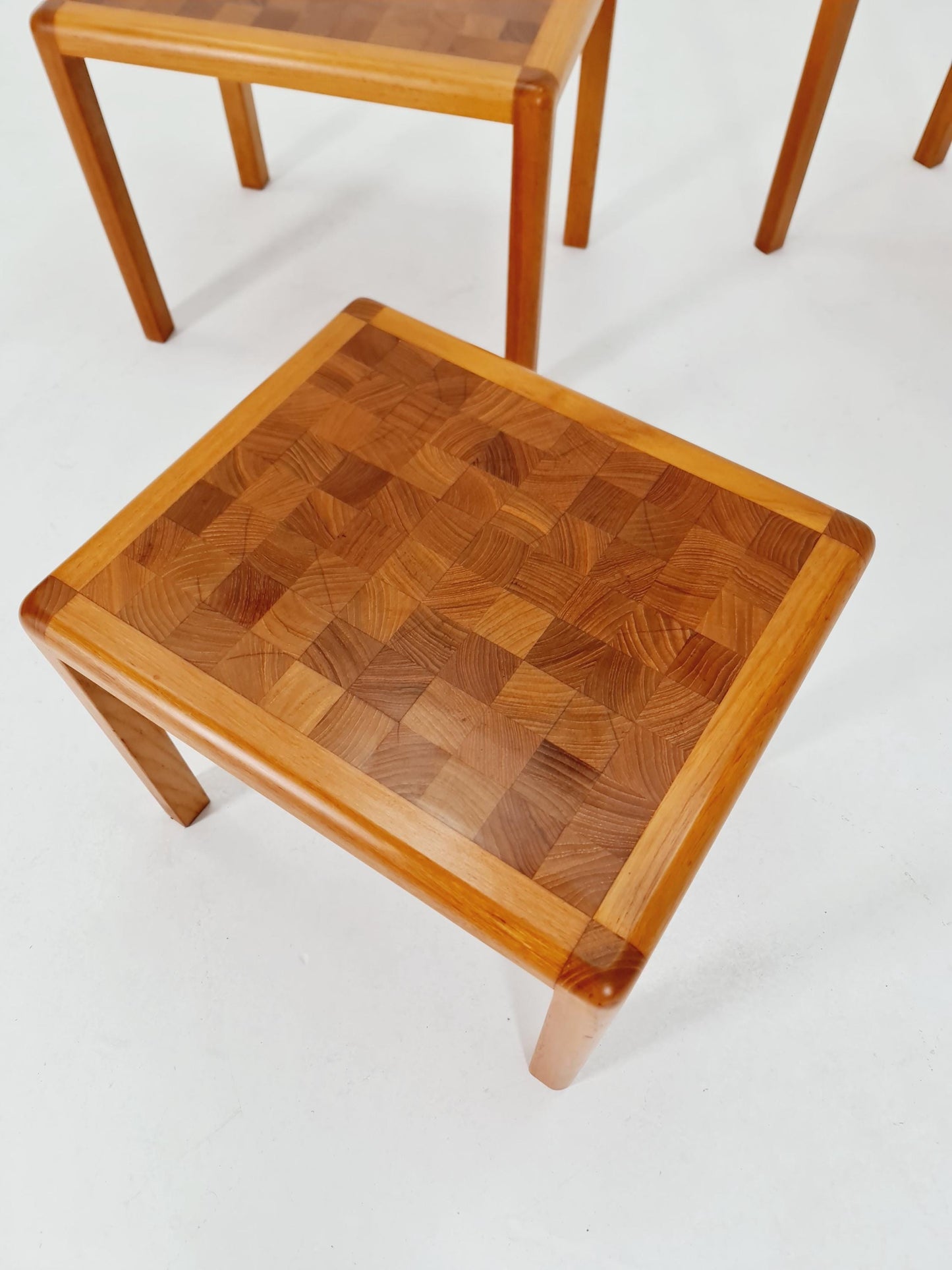 Midcentury Danish Solid teak Nesting Tables by Rold Middelboe , 1960s