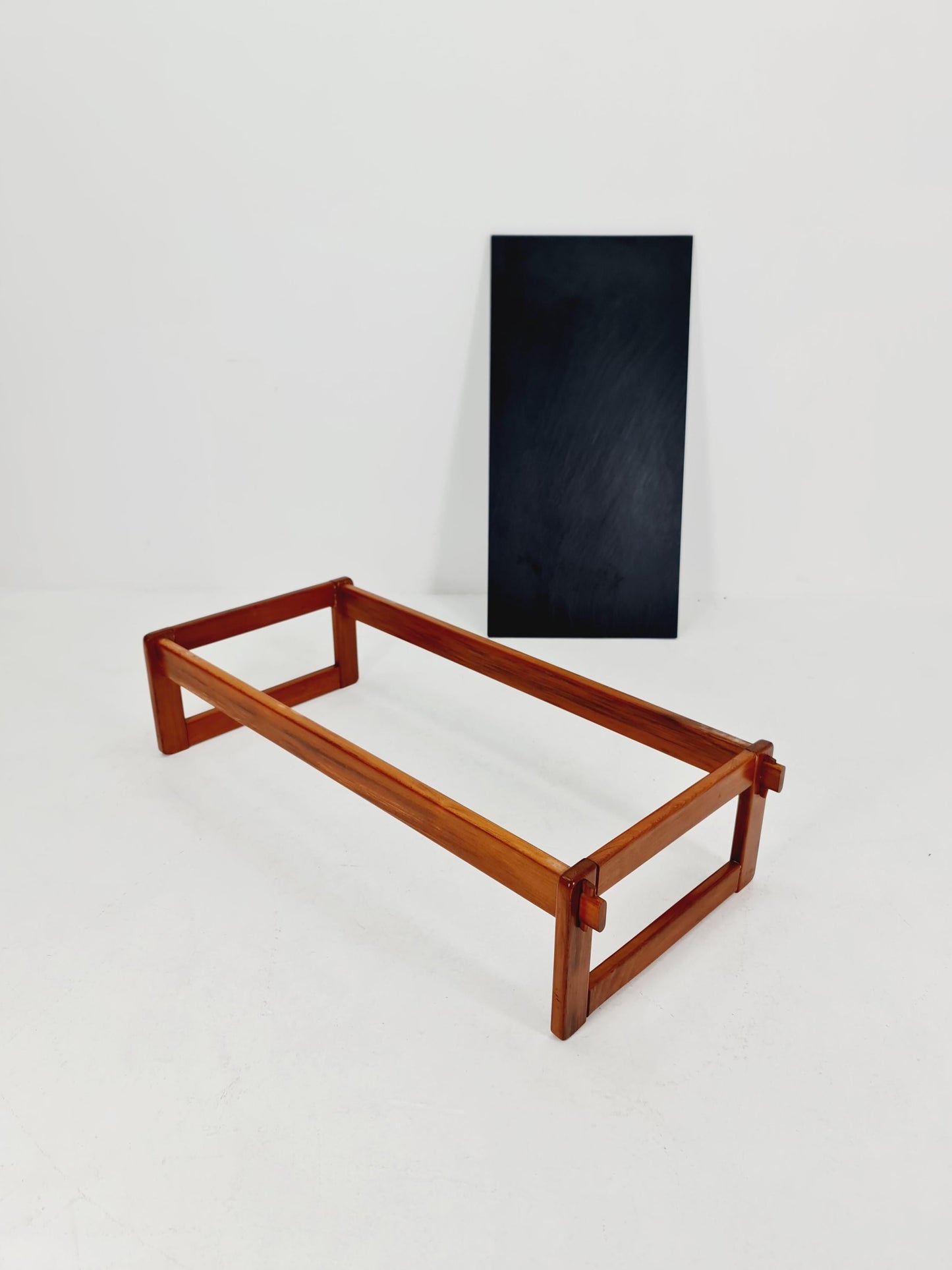 Mid century Danish Teak with black granite club Coffee table By percival Lafer Denmark, 1960s Set of 2