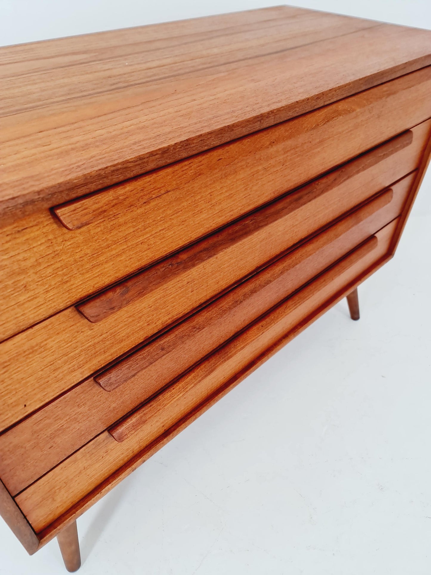 Mid century Modern German teak chest of drawers by WK möbel, 1960s