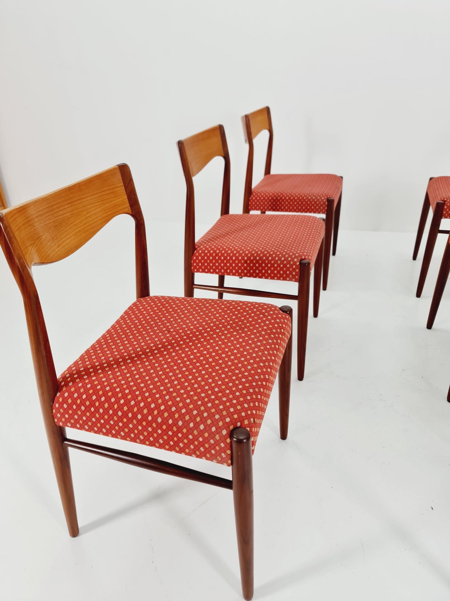 Mid Century Danish teak dining chairs by Niels O.Moller, 1960s, set of 6