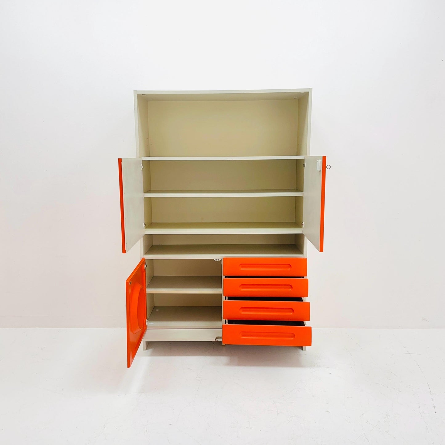 Space age rare cupboard by Gwinner Germany 1970s