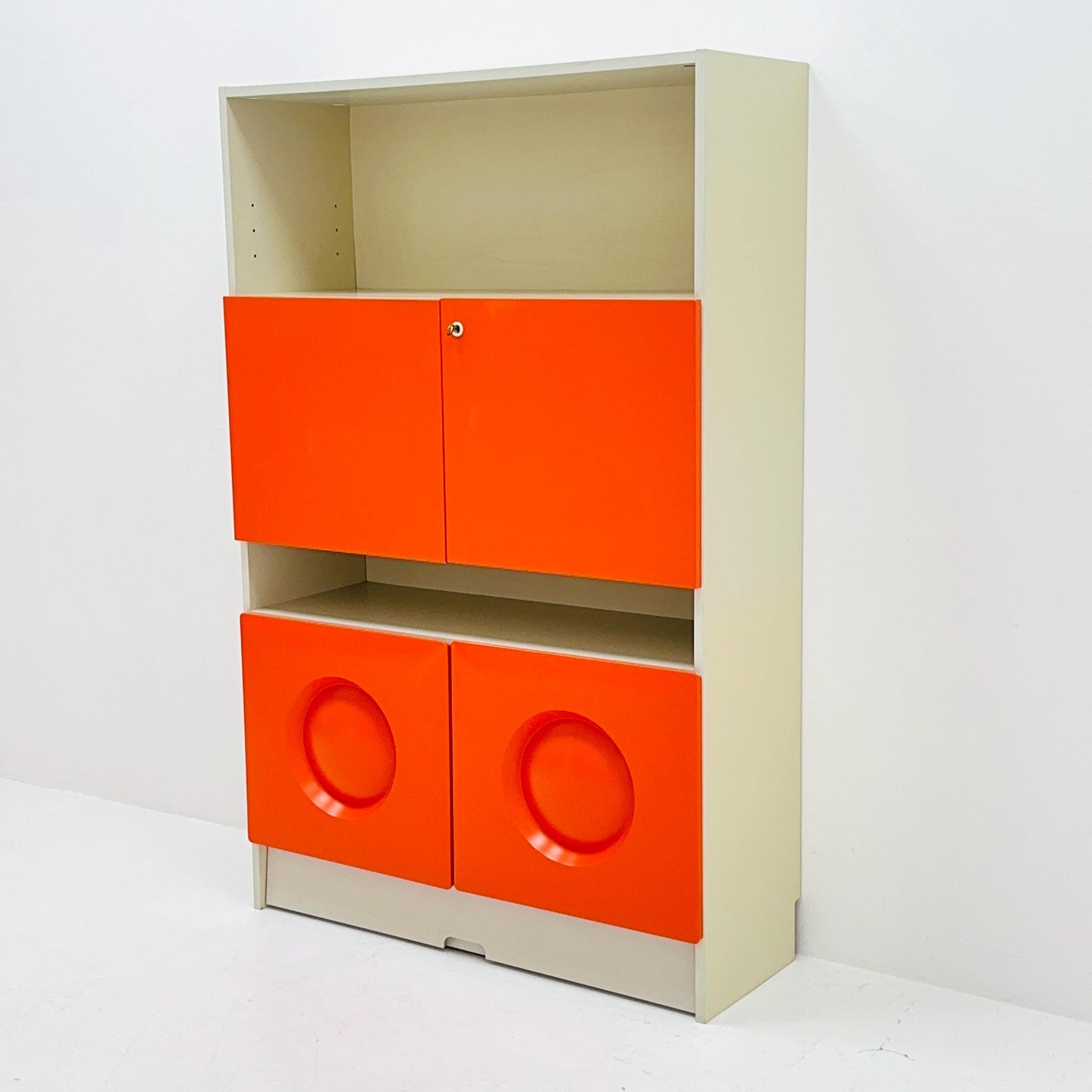 Set of 2 Space age rare cupboards by Gwinner Germany 1970s