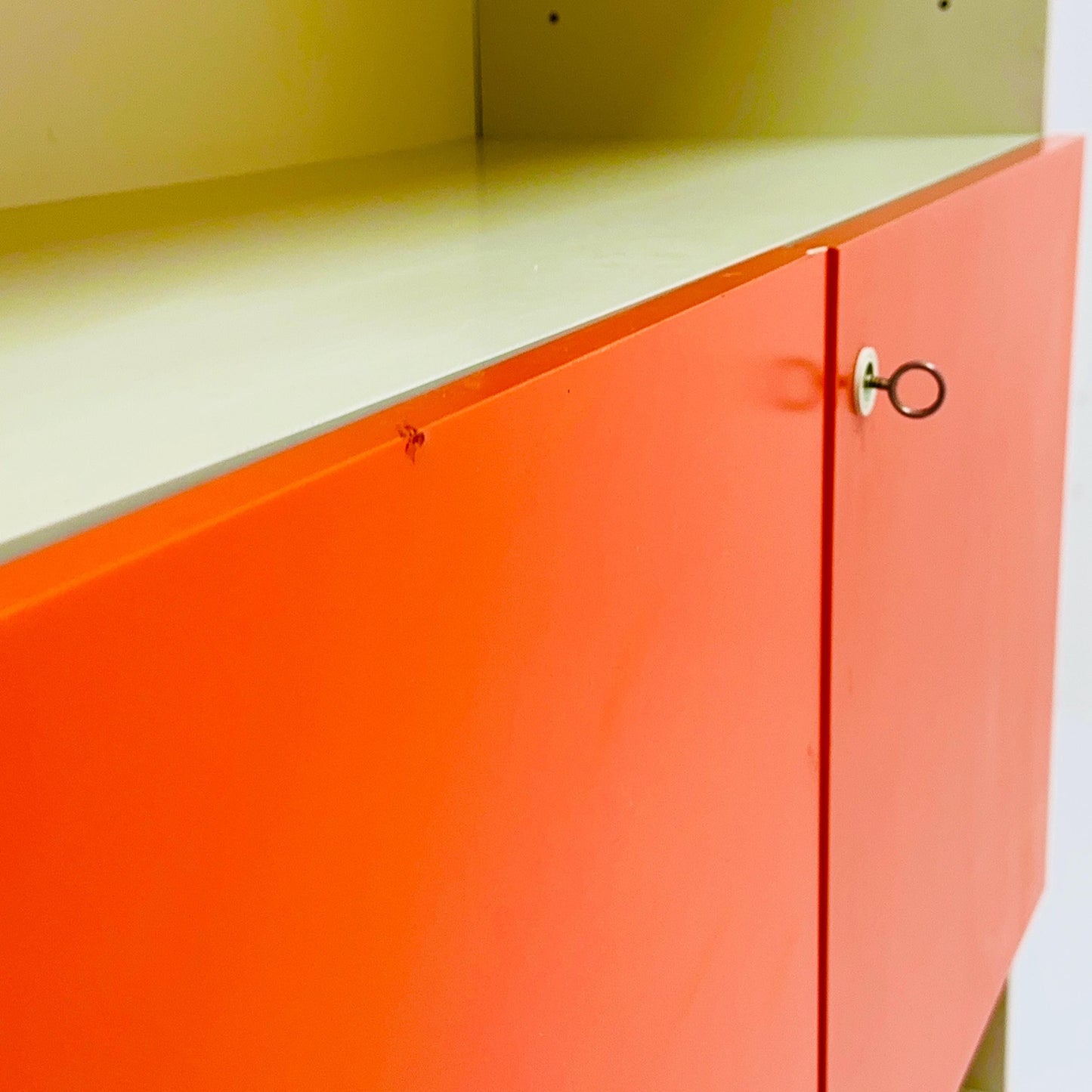 Set of 2 Space age rare cupboards by Gwinner Germany 1970s