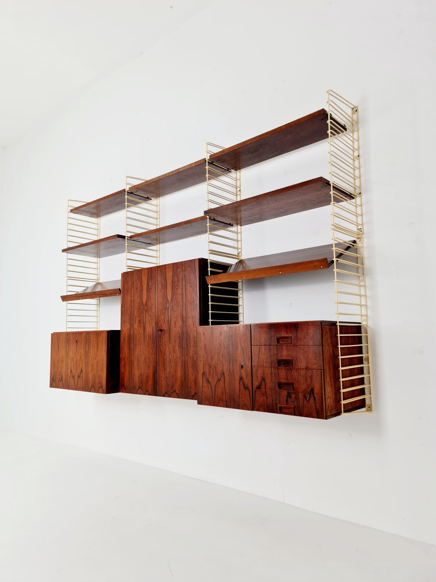 German shelf-system by Mustring West Germany Rosewood , 1950s
