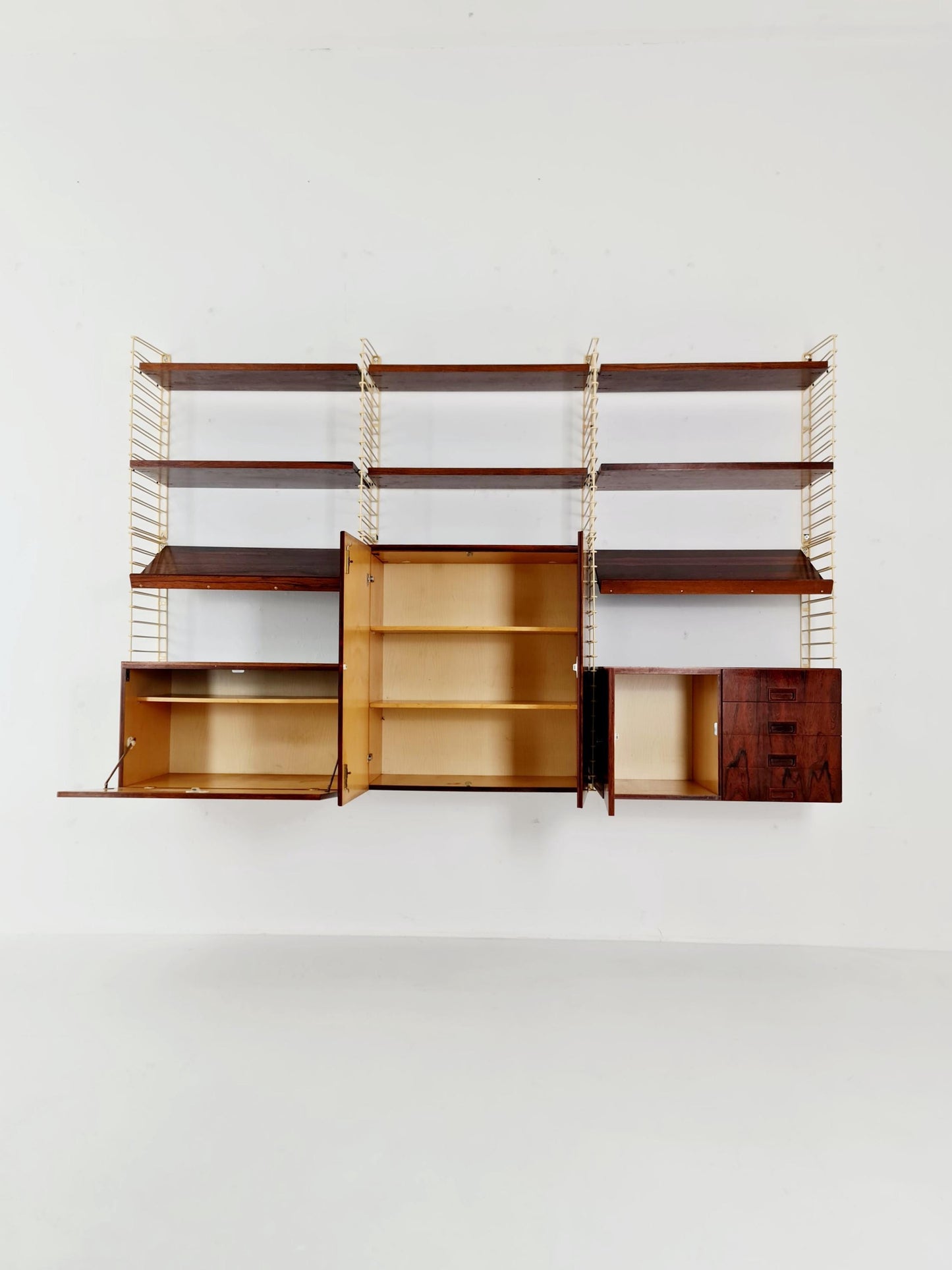 German shelf-system by Mustring West Germany Rosewood , 1950s