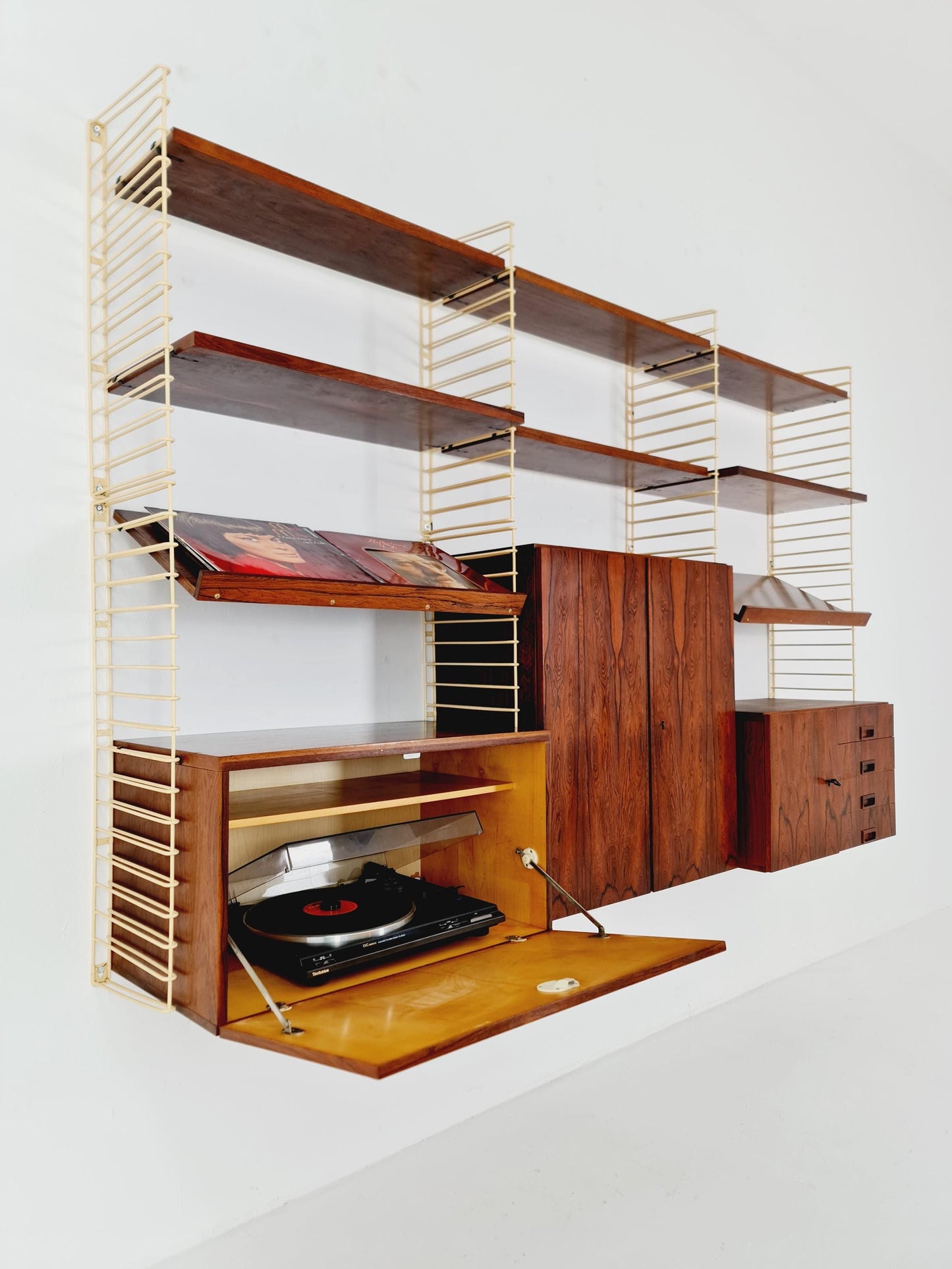 German shelf-system by Mustring West Germany Rosewood , 1950s
