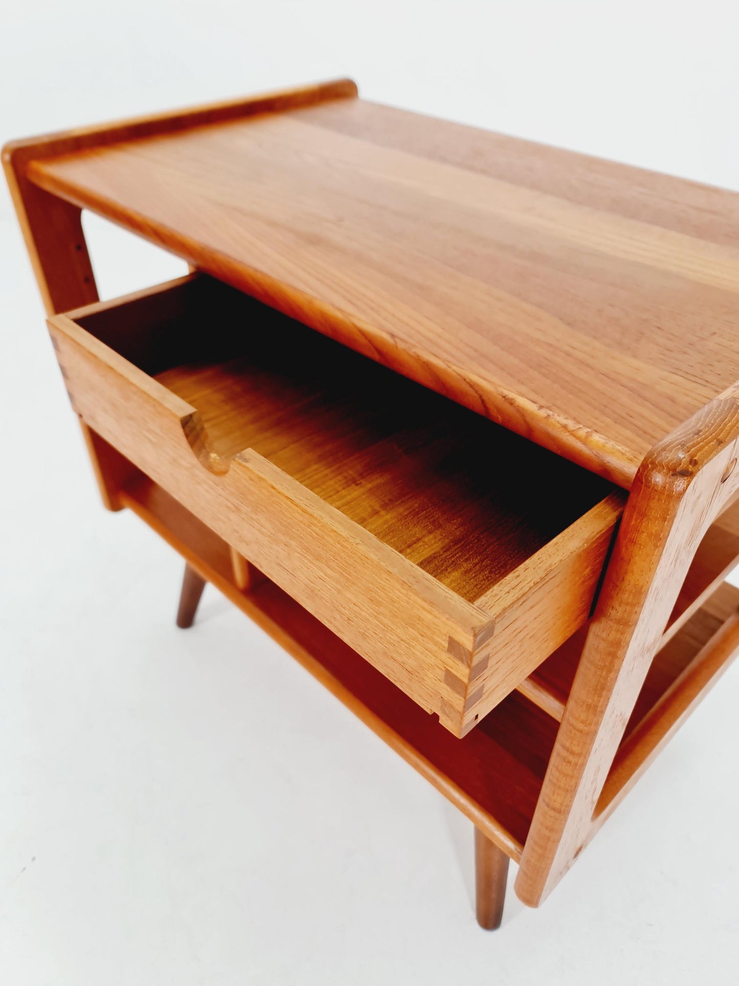 Midcentury Danish teak vintage Side table/ Bedside table/ Night stand, 1960s