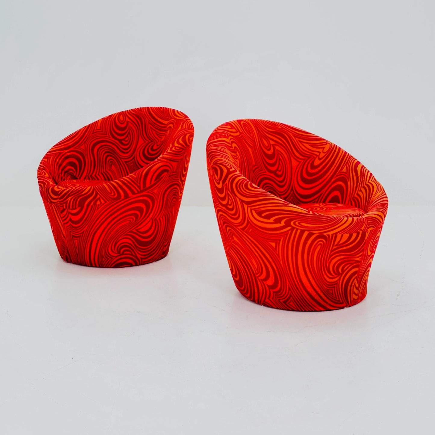 Set of 2 Space age mushroom lounge chairs by Tamburin Germany 1970s