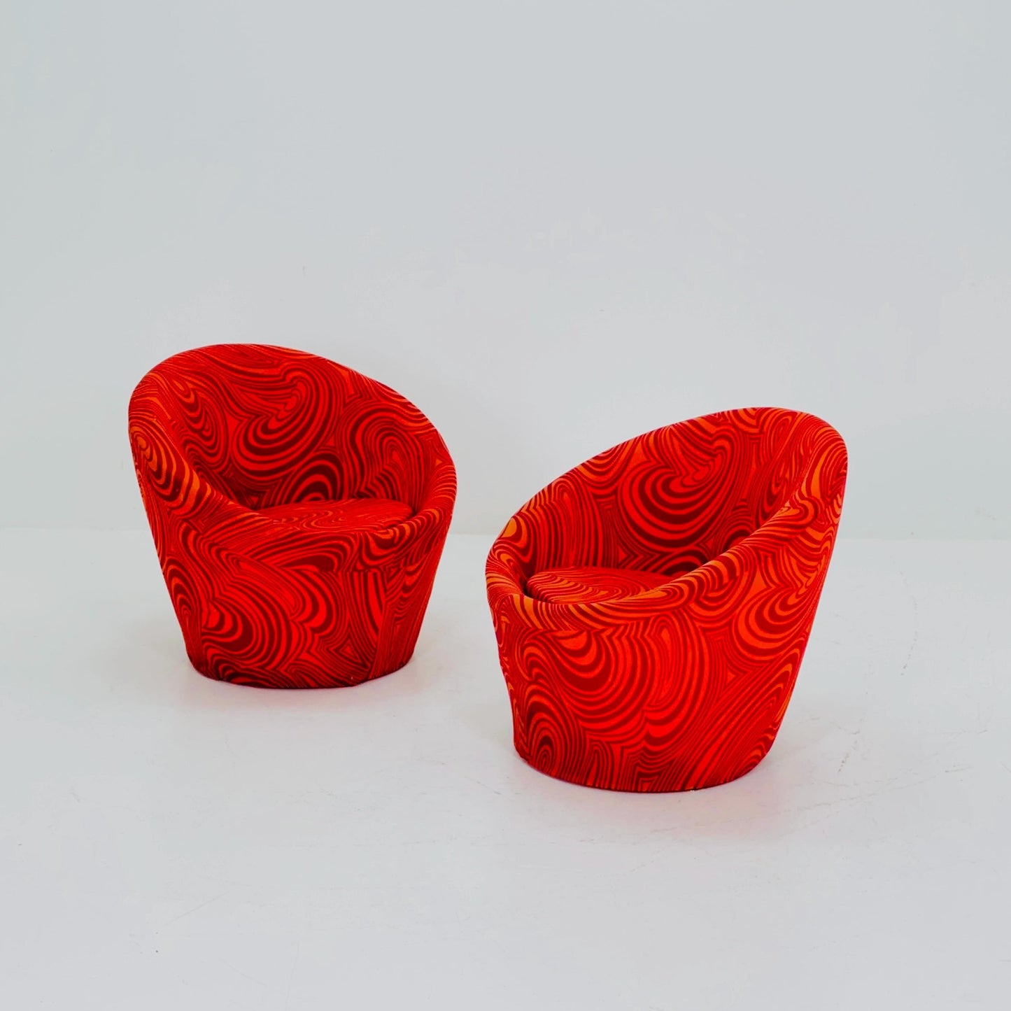 Set of 2 Space age mushroom lounge chairs by Tamburin Germany 1970s
