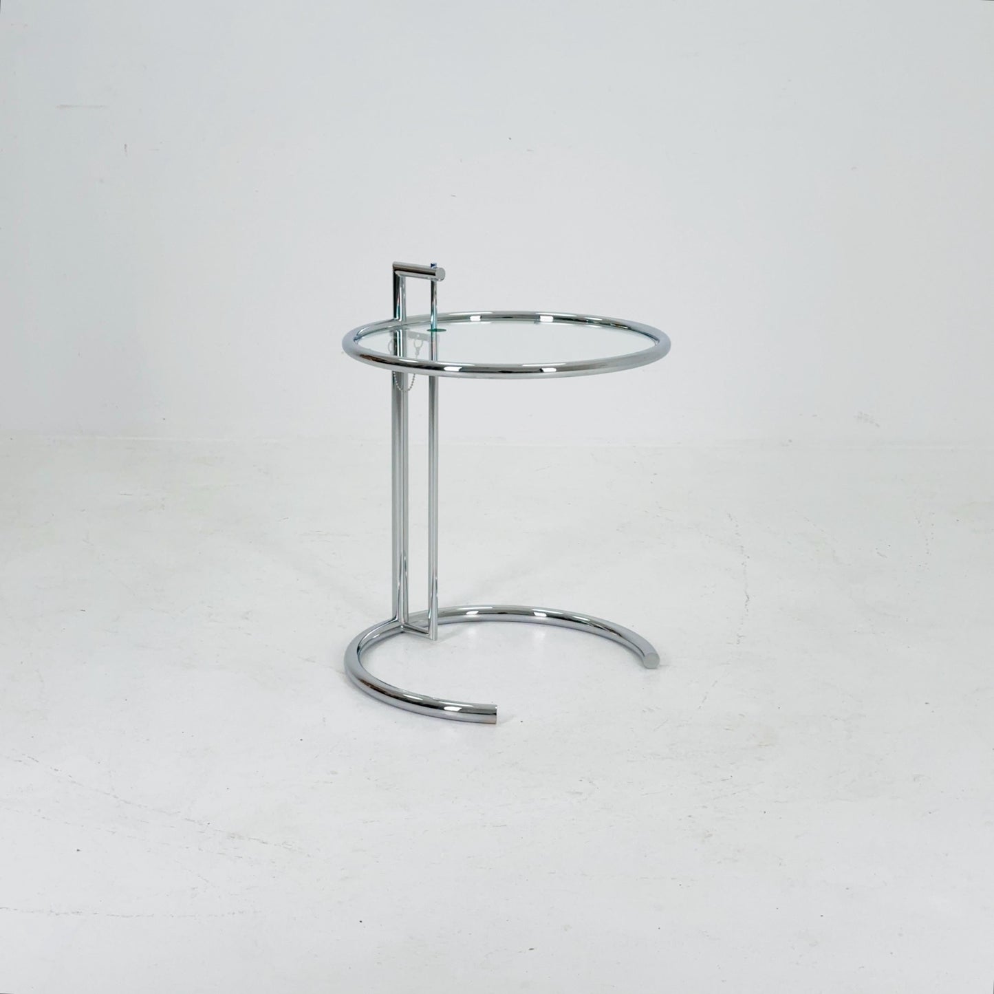 Mid century Vintage style of the Adjustable Table E 1027 by Eileen Gray Italy 1990s