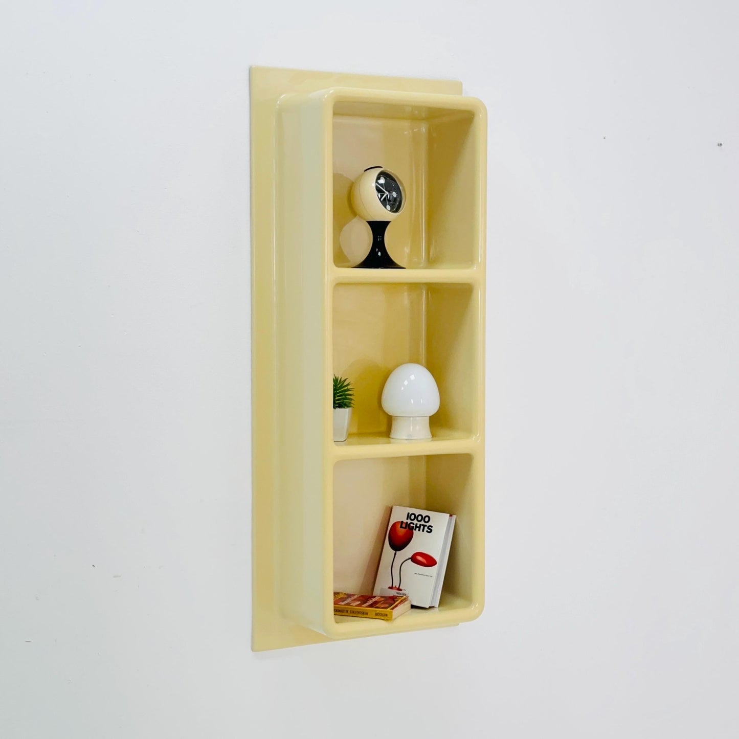Mid century wall shelf by Giorgio De Ferrari style Elco, 1970s Italy
