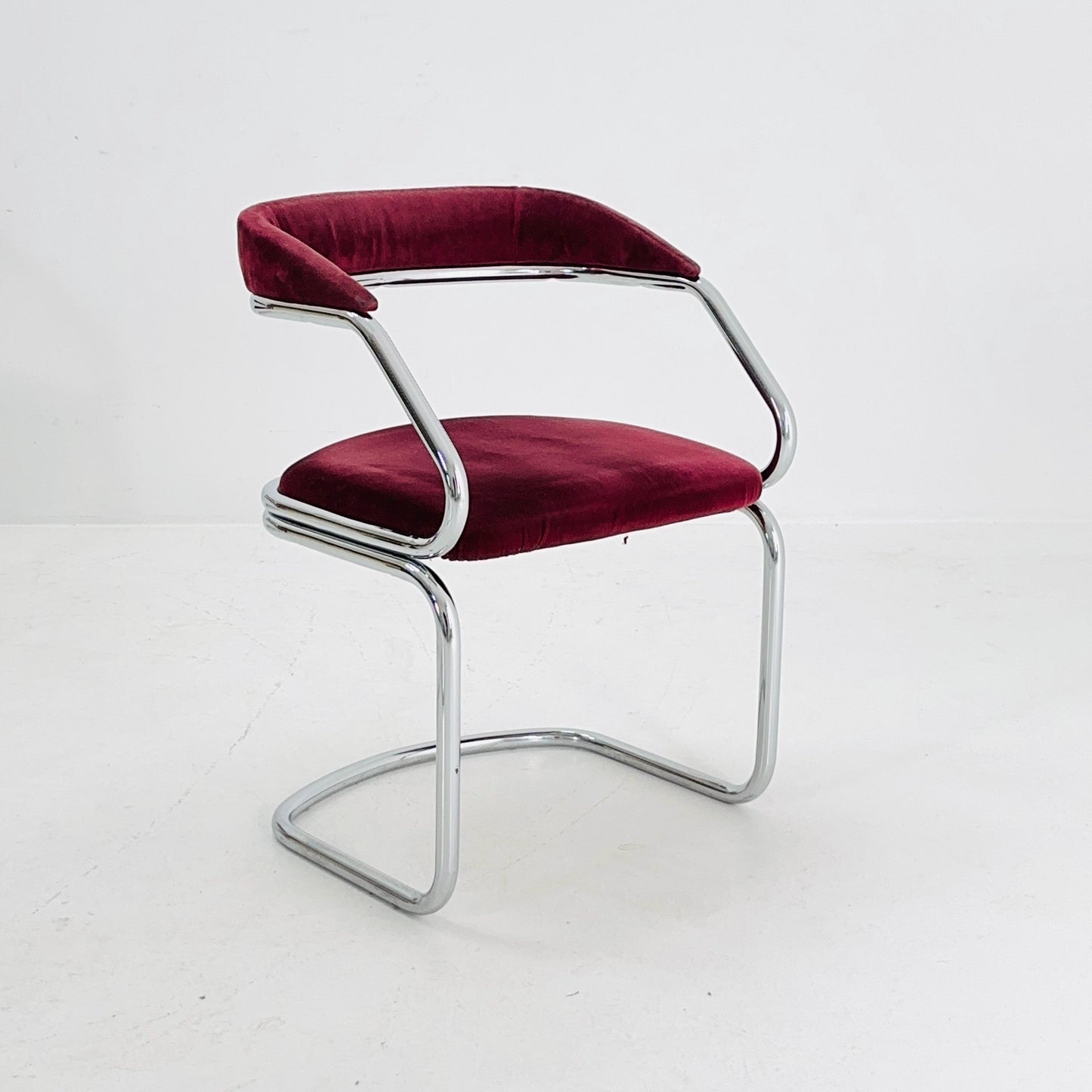 1 of 8 Mid Century Dining table armchairs by Giotto Stoppino, Italy, 1970s