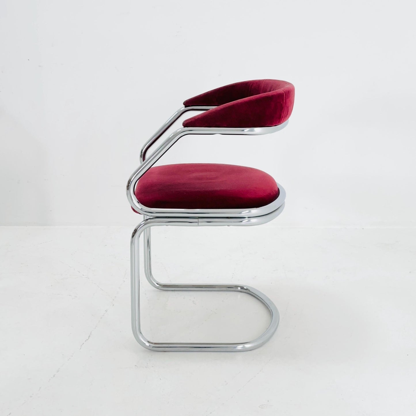 1 of 8 Mid Century Dining table armchairs by Giotto Stoppino, Italy, 1970s