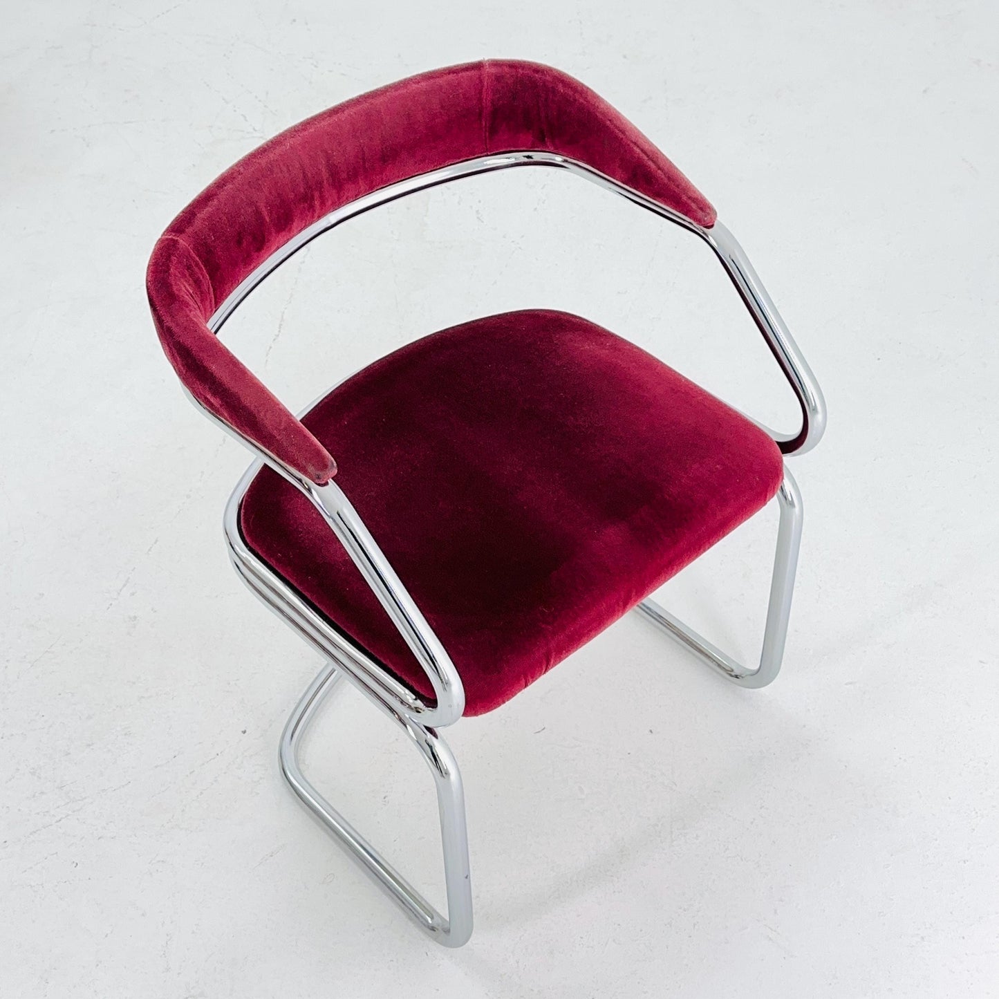 1 of 8 Mid Century Dining table armchairs by Giotto Stoppino, Italy, 1970s