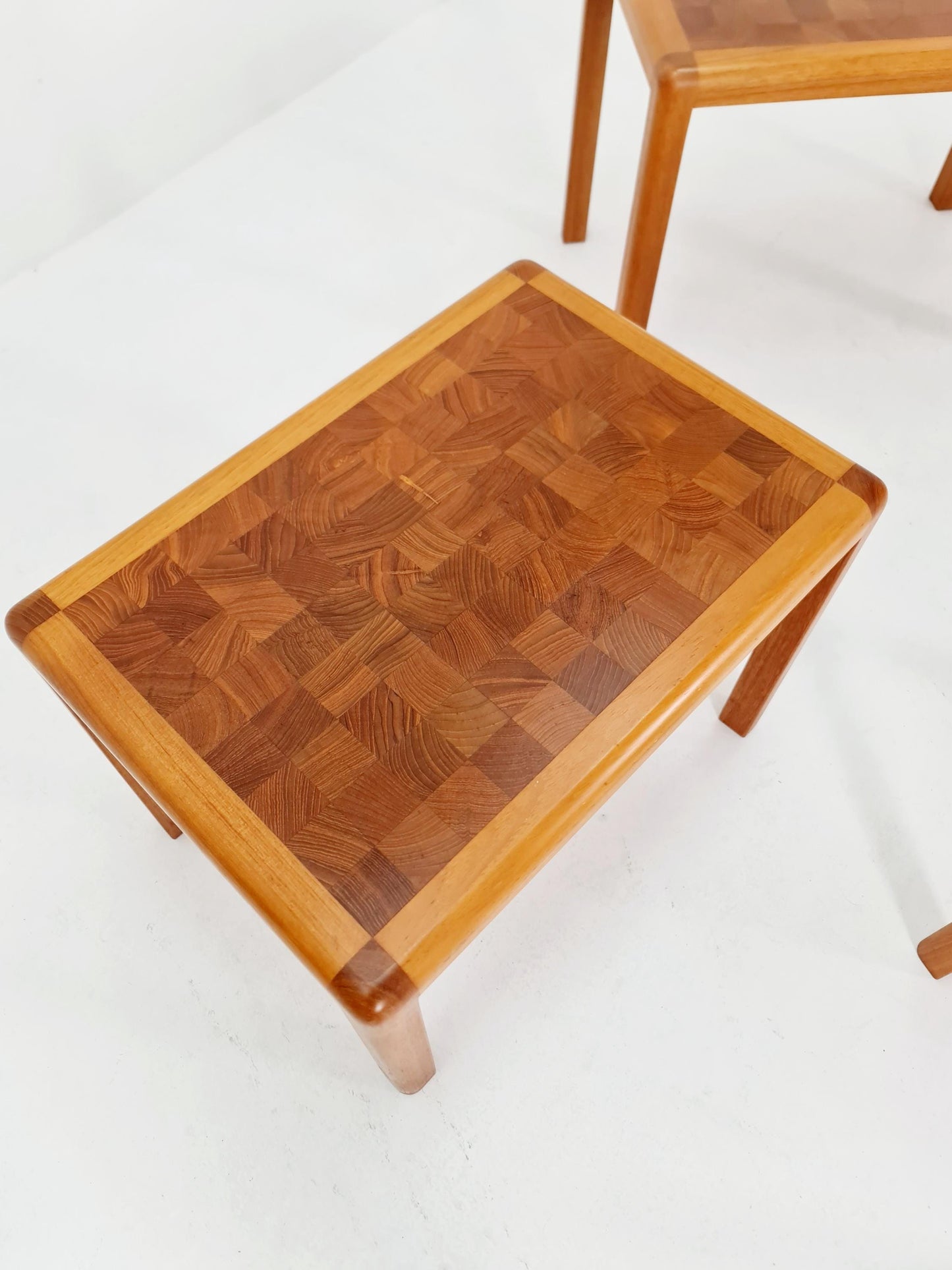 Midcentury Danish Solid teak Nesting Tables by Rold Middelboe , 1960s
