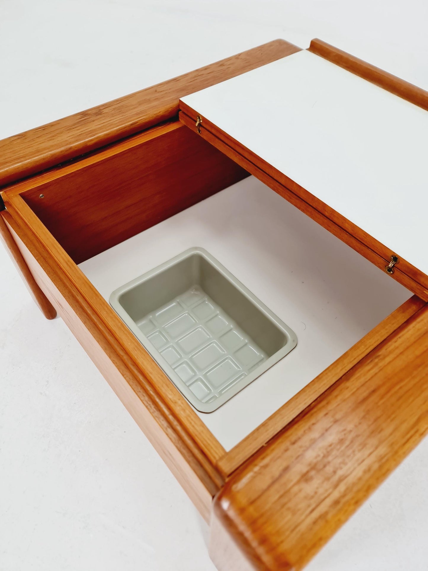 Danish Teak Coffee Table /Bar /Drinks cabinet By EMC Möbelfabrik , 1960s