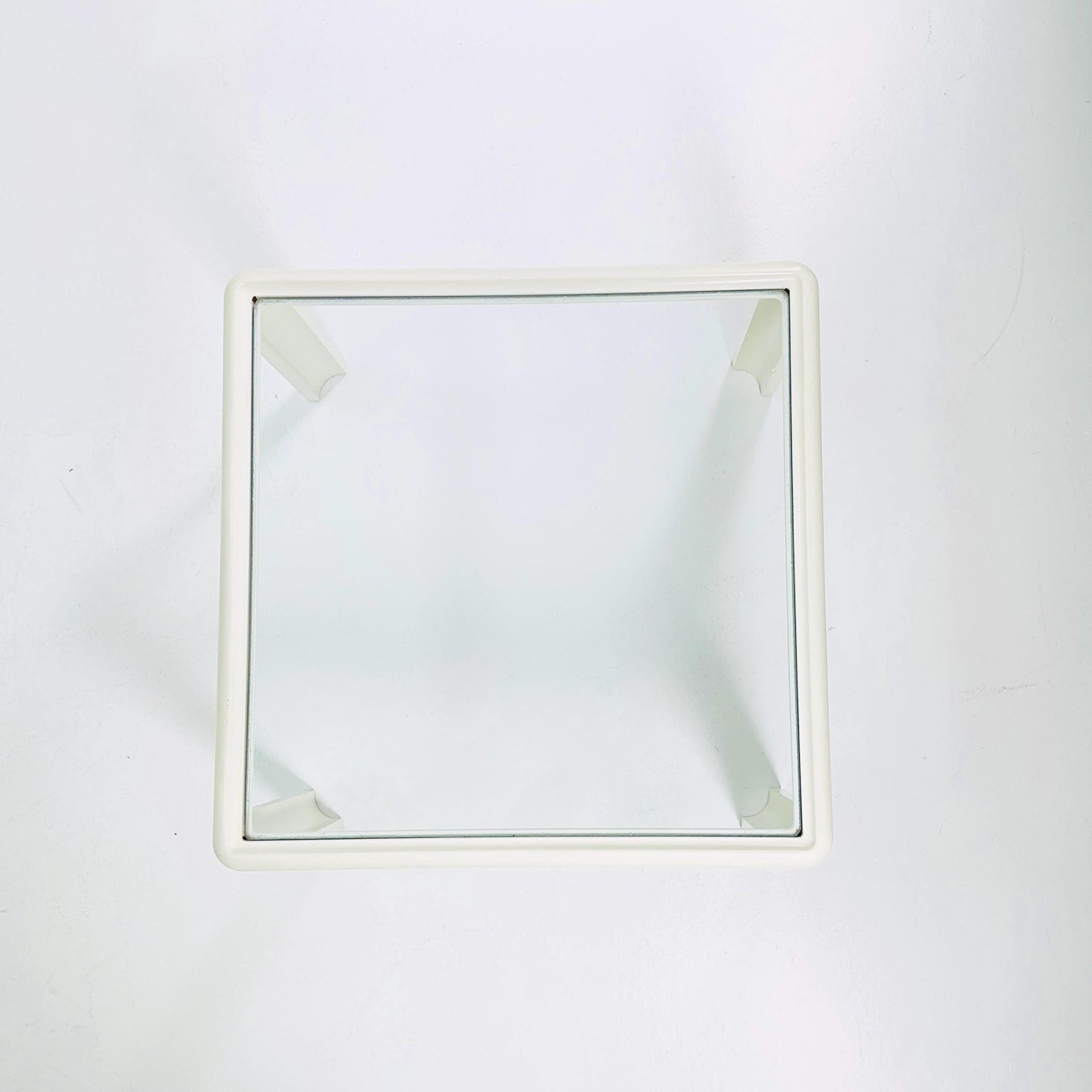 Mid century Coffee Table with Glass Top by Peter Ghyczy for Horn Collection, 1960s