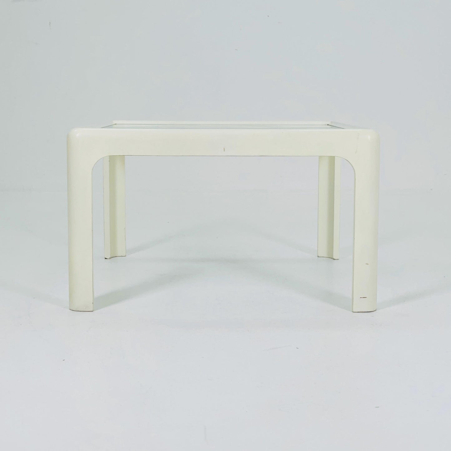 Mid century Coffee Table with Glass Top by Peter Ghyczy for Horn Collection, 1960s