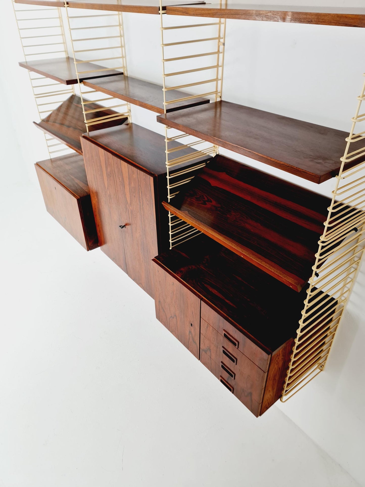 German shelf-system by Mustring West Germany Rosewood , 1950s