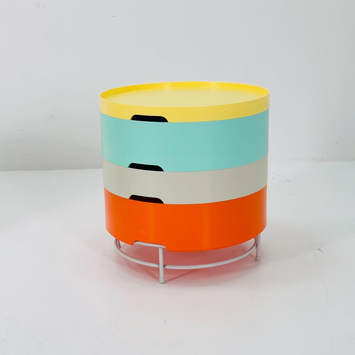 Set of 2 IKEA Modern storage side table PS modell by T. Richards, C. Brill en A. Williams Ikea Sweden