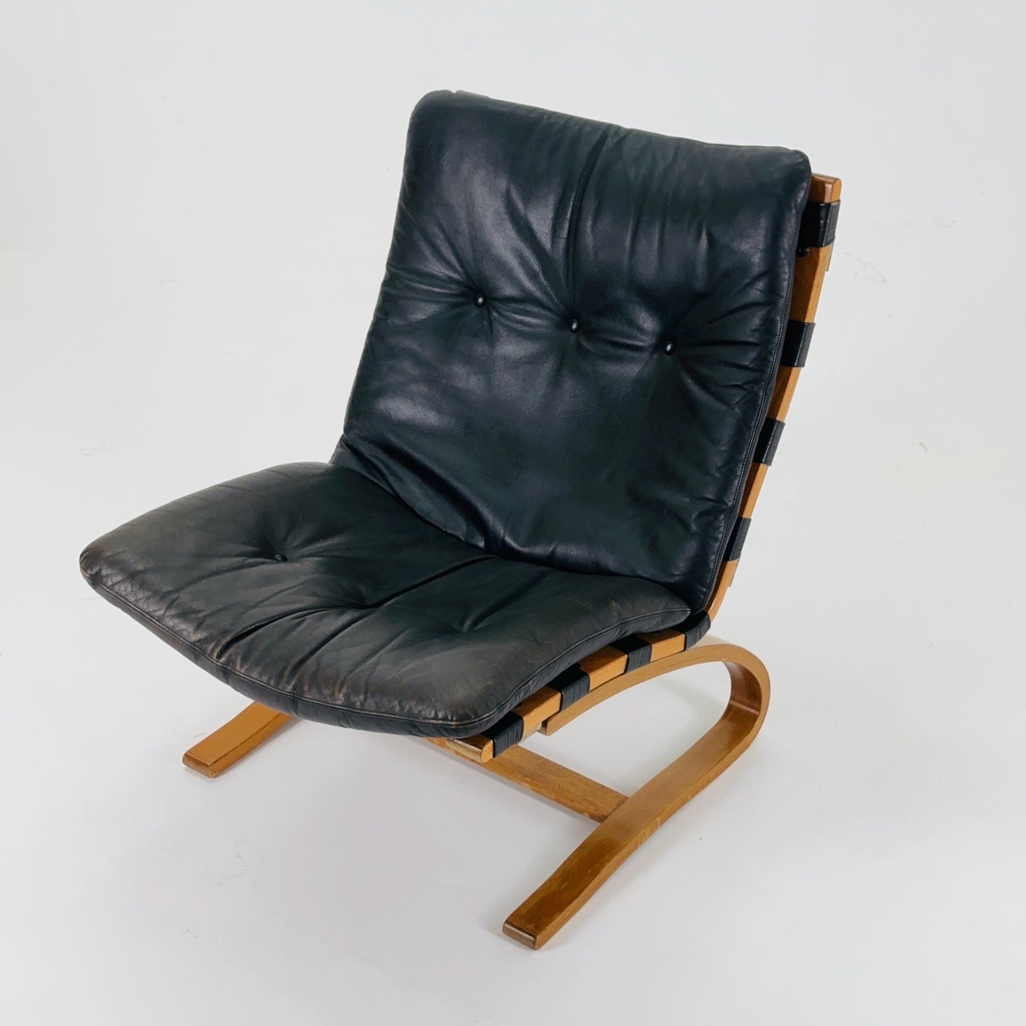 Mid century Kangu Lounge Chair by Elsa Solheim and Nordahl Solheim for Rybo 1970s