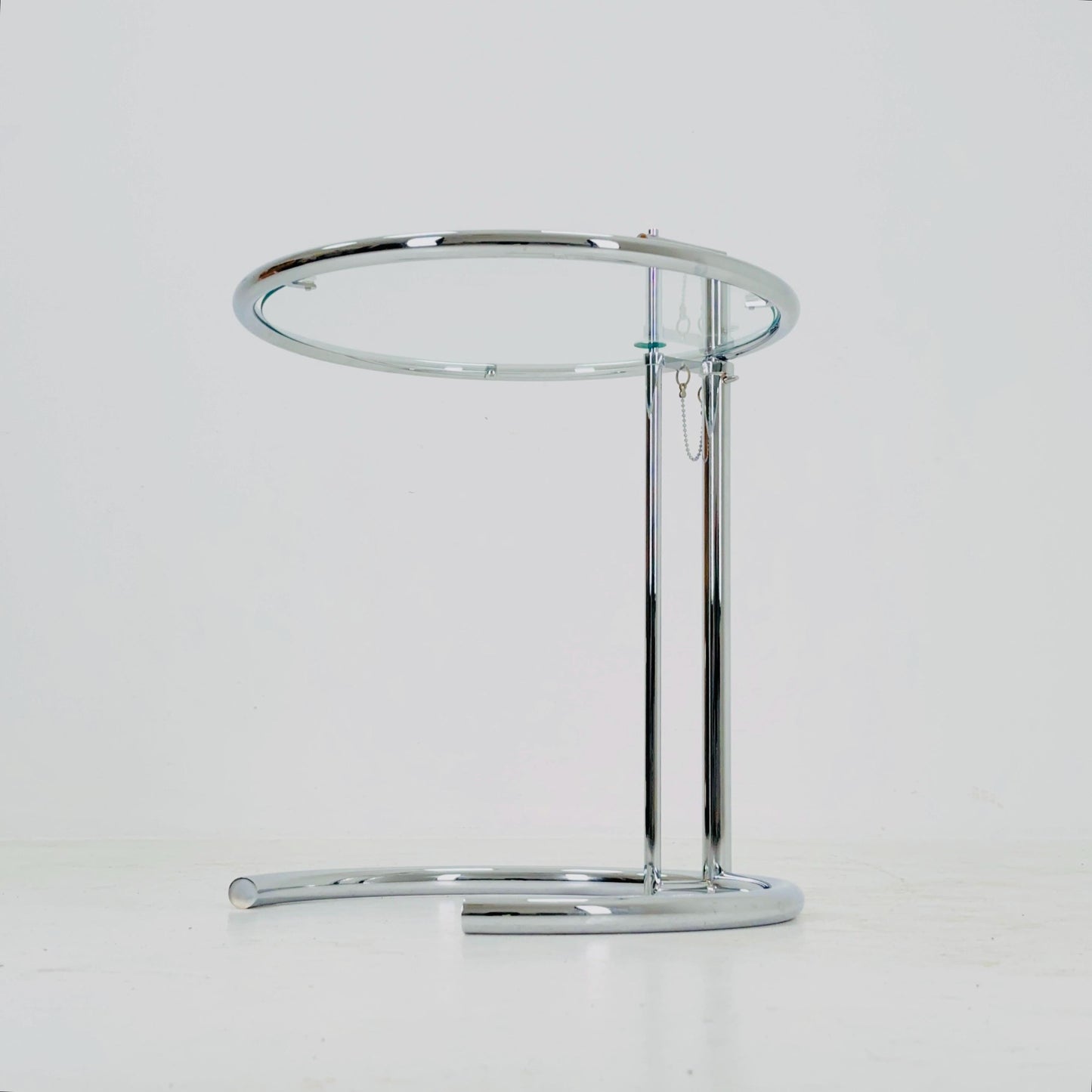 Mid century Vintage style of the Adjustable Table E 1027 by Eileen Gray Italy 1990s