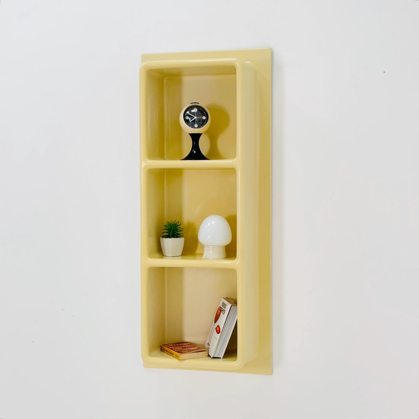Mid century wall shelf by Giorgio De Ferrari style Elco, 1970s Italy
