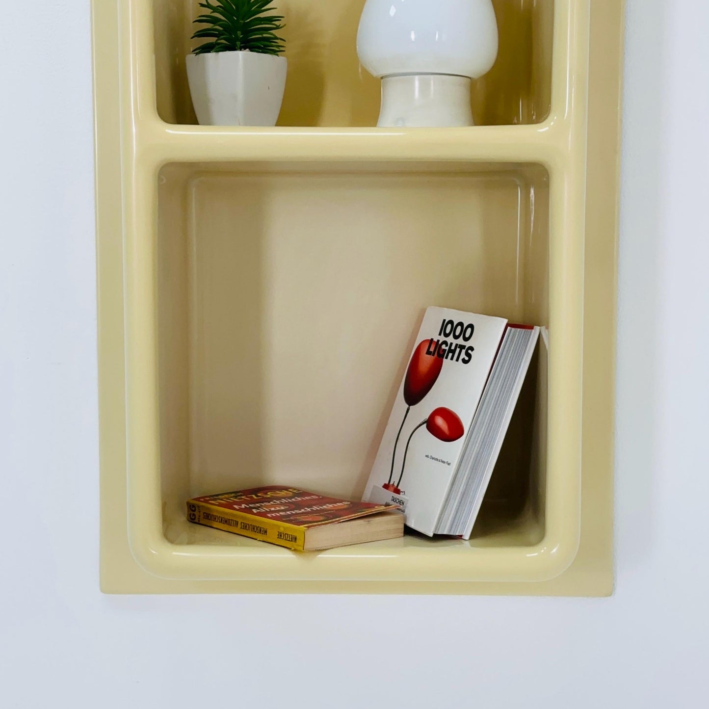 Mid century wall shelf by Giorgio De Ferrari style Elco, 1970s Italy