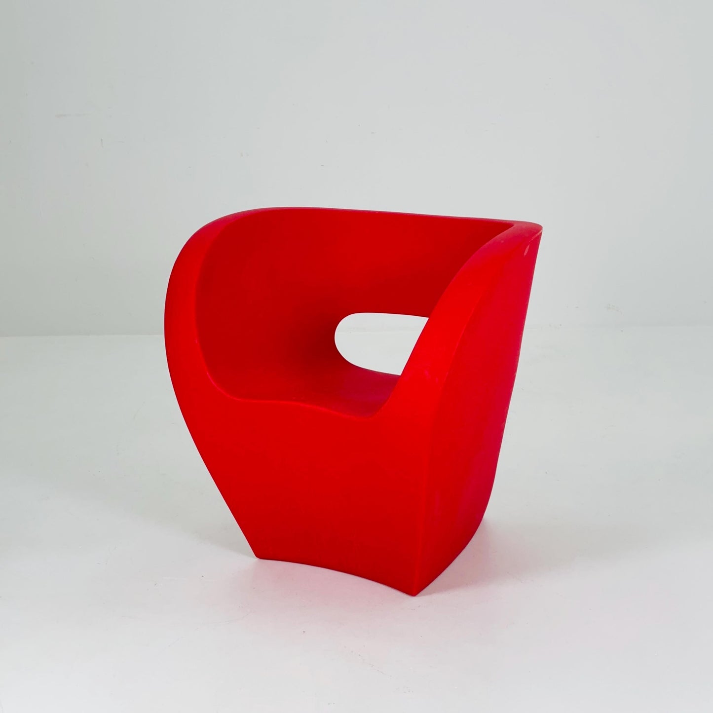 Lounge Ron Arad Little Albert red Chair by Moroso Italy 2000s
