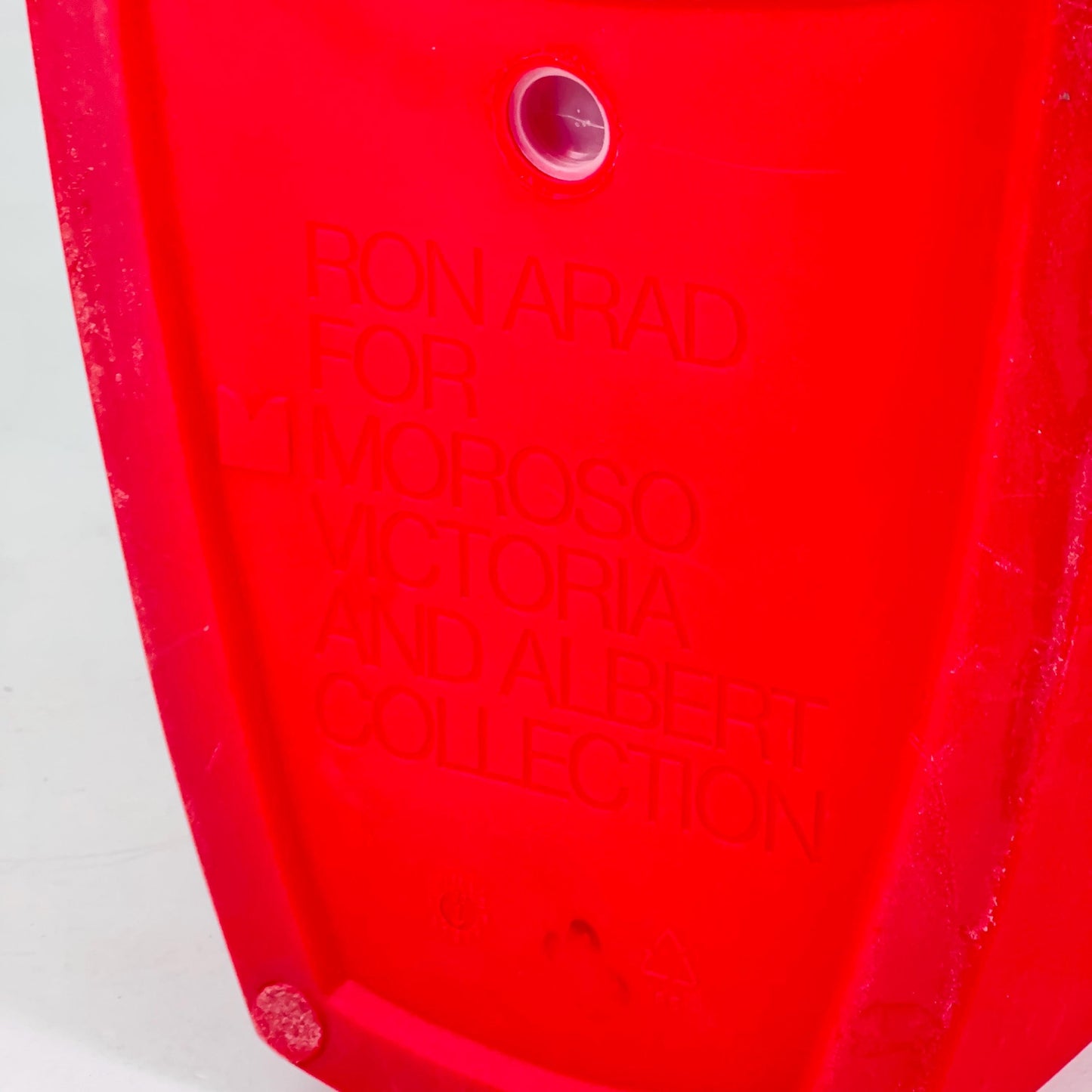 Lounge Ron Arad Little Albert red Chair by Moroso Italy 2000s