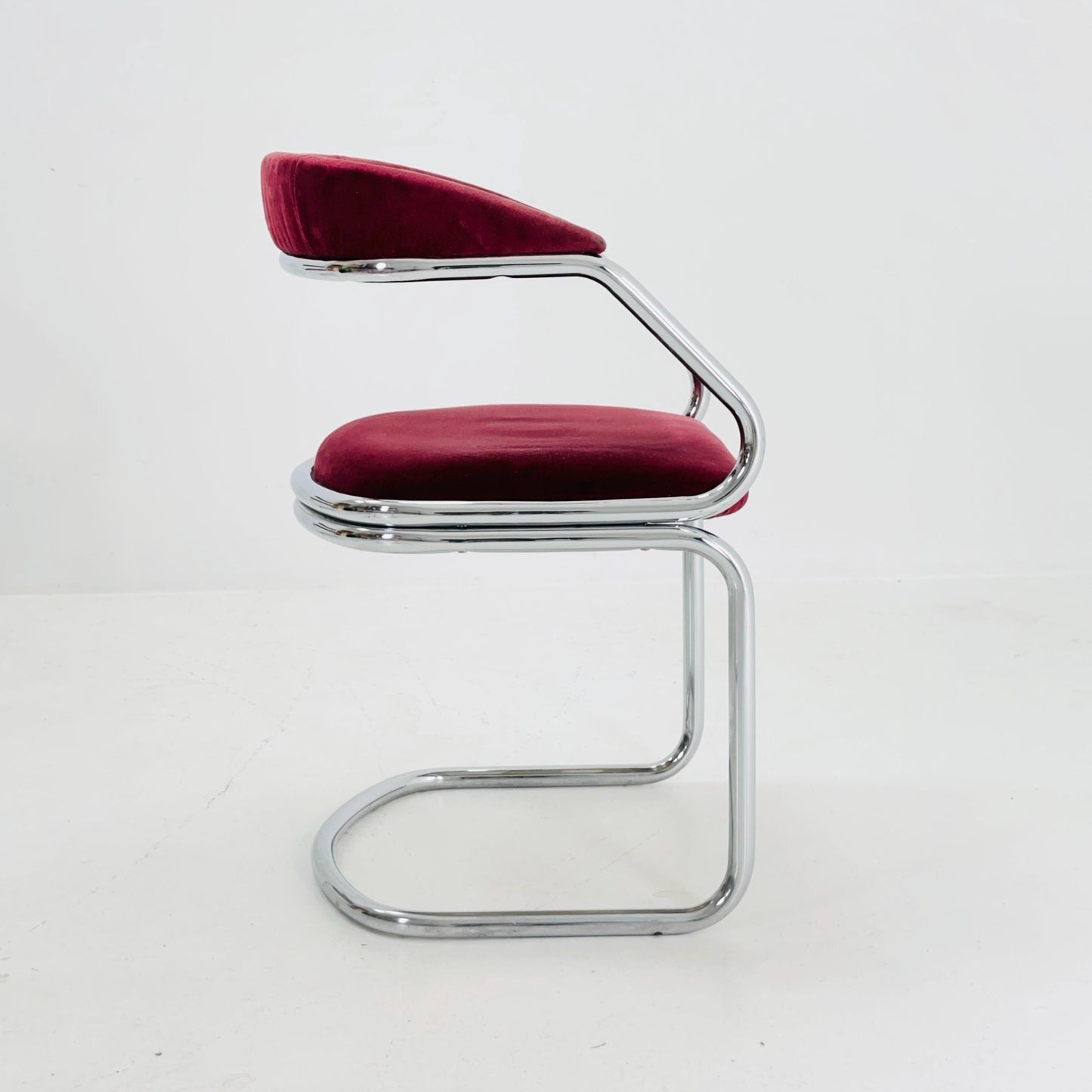 1 of 8 Mid Century Dining table armchairs by Giotto Stoppino, Italy, 1970s