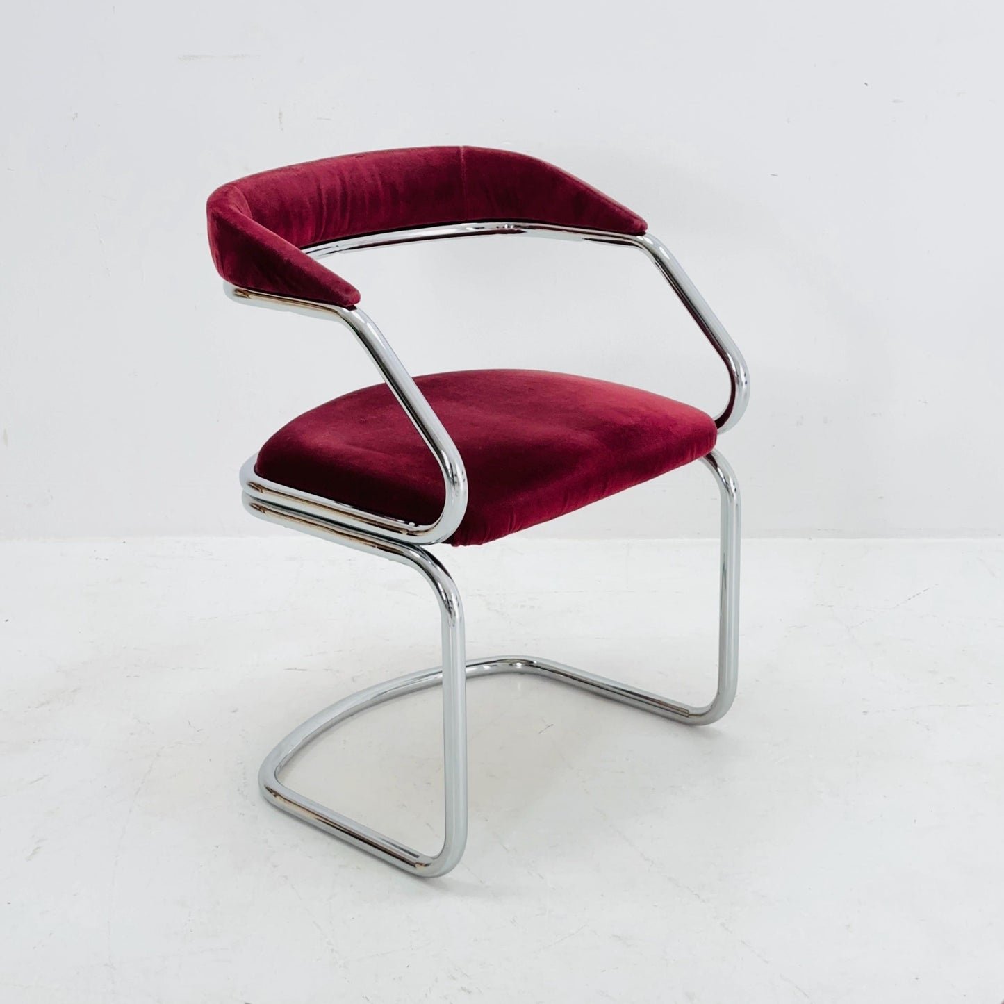 1 of 8 Mid Century Dining table armchairs by Giotto Stoppino, Italy, 1970s