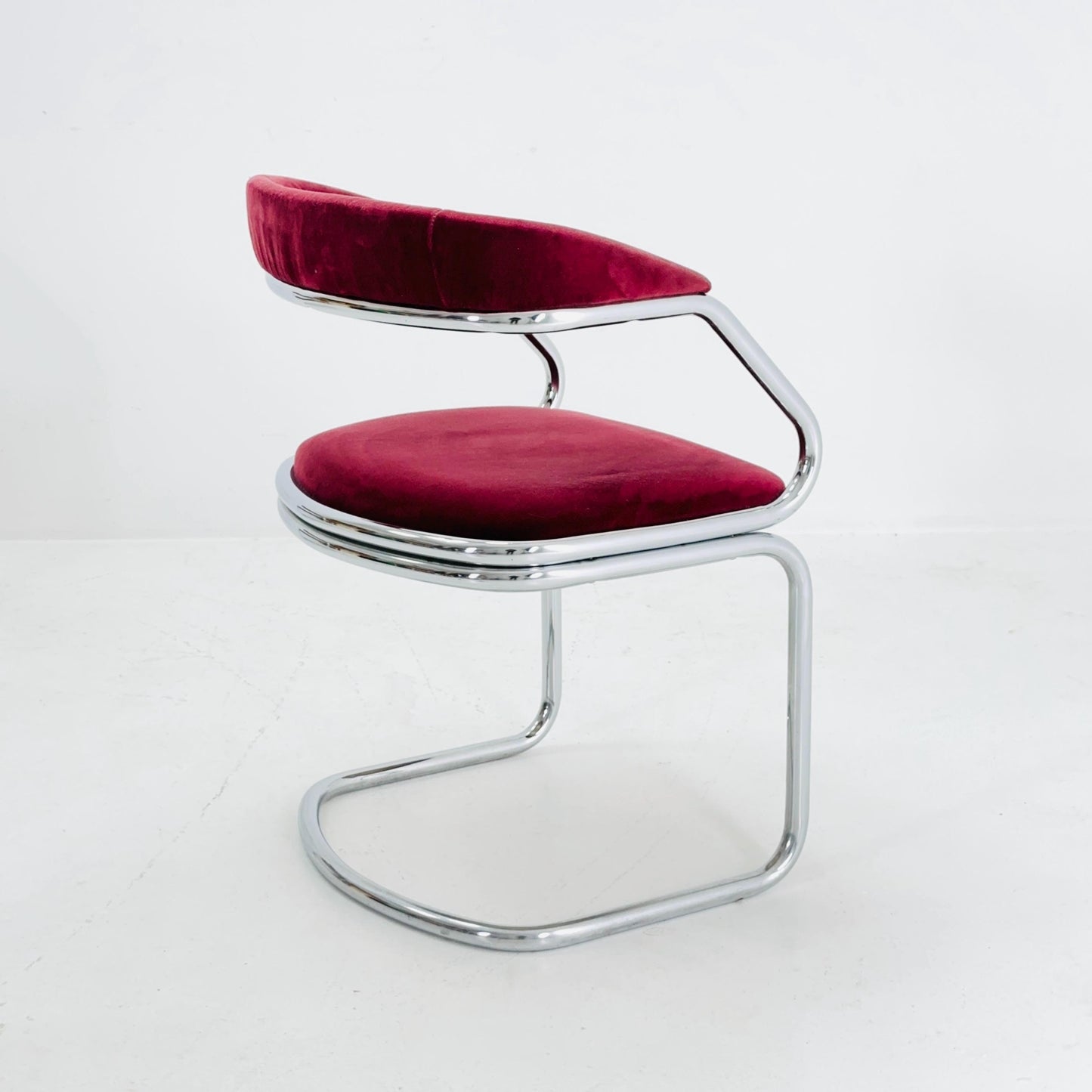 1 of 8 Mid Century Dining table armchairs by Giotto Stoppino, Italy, 1970s